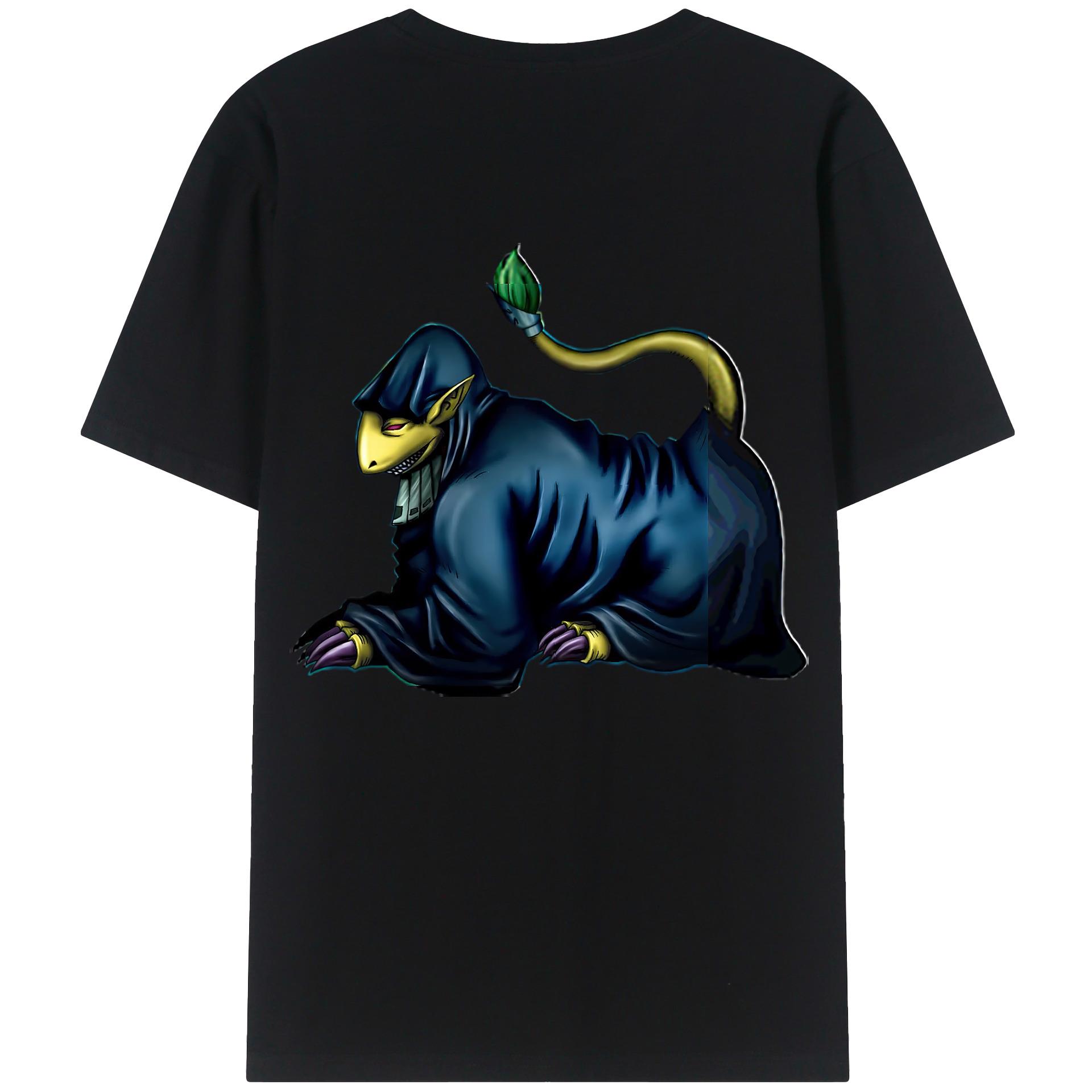 （画像用） 遊☆戯☆王 Yu-Gi-Oh! 綿100％ メンズ半袖Tシャツ（バックプリント） 通気性