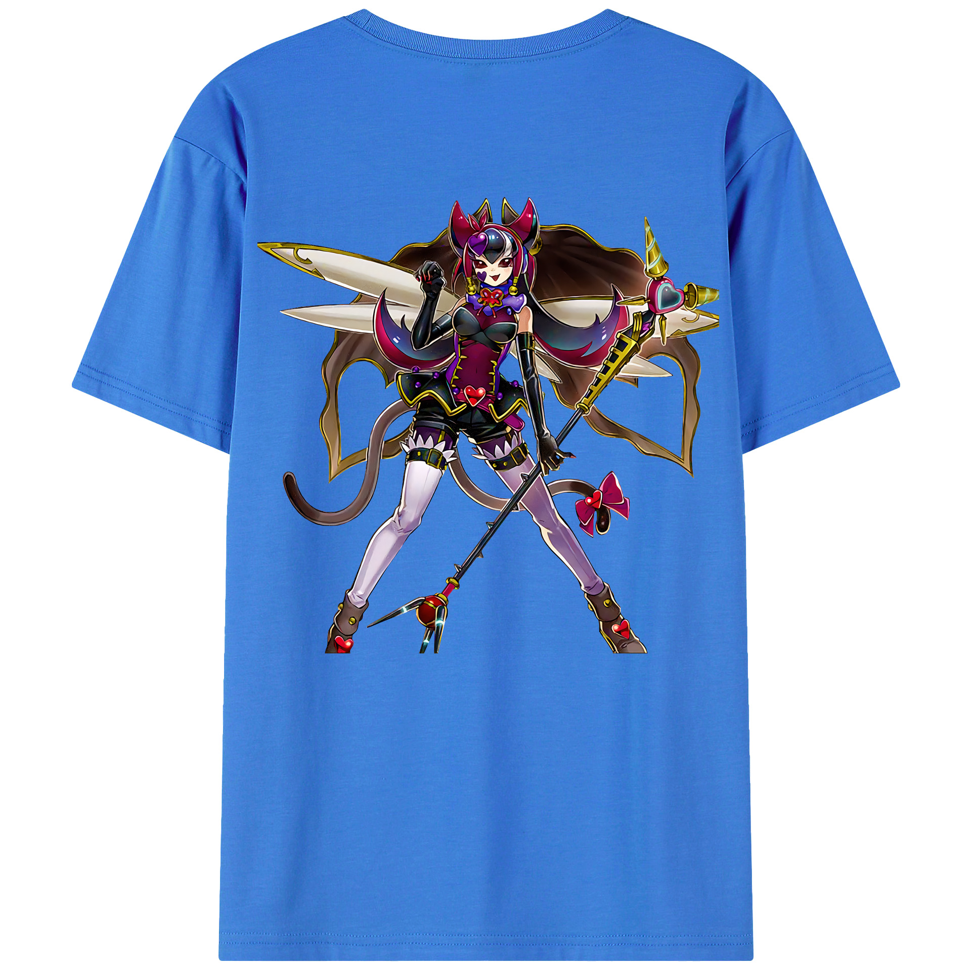 （画像用） 遊☆戯☆王 Yu-Gi-Oh! 綿100％ メンズ半袖Tシャツ（バックプリント） 通気性