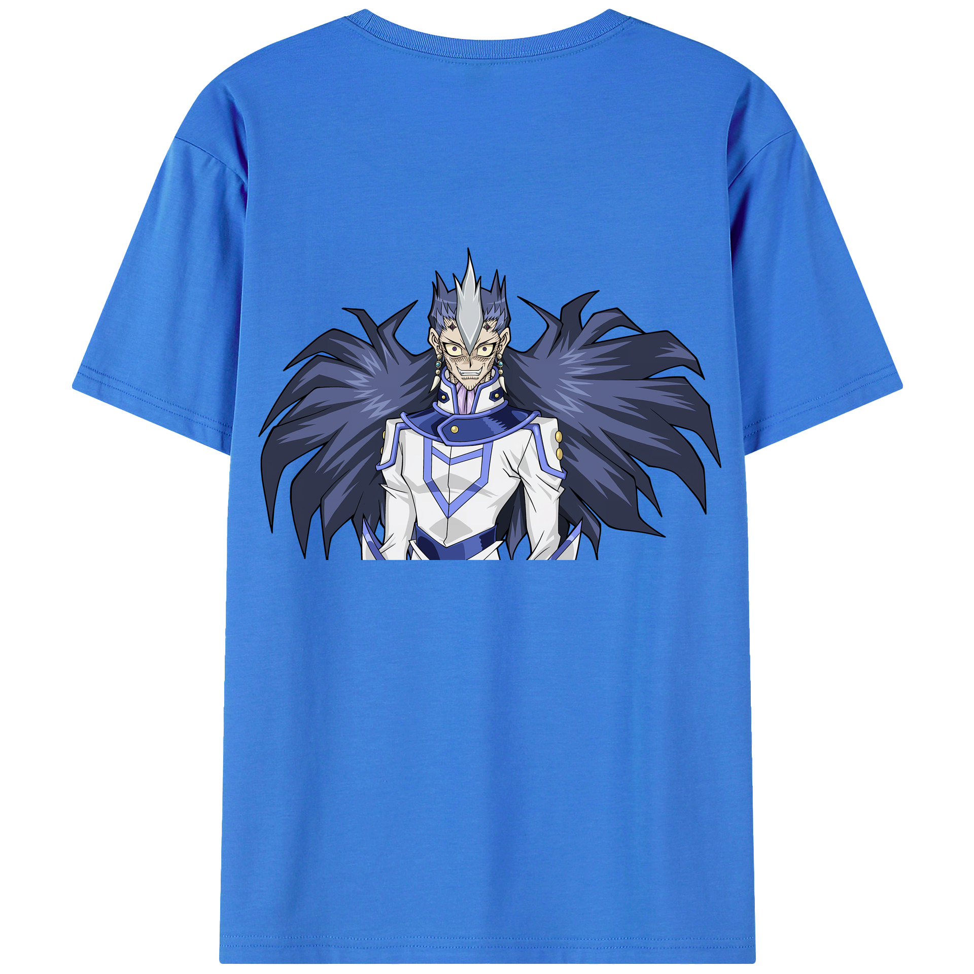 （画像用） 遊☆戯☆王 Yu-Gi-Oh! 綿100％ メンズ半袖Tシャツ（バックプリント） 通気性