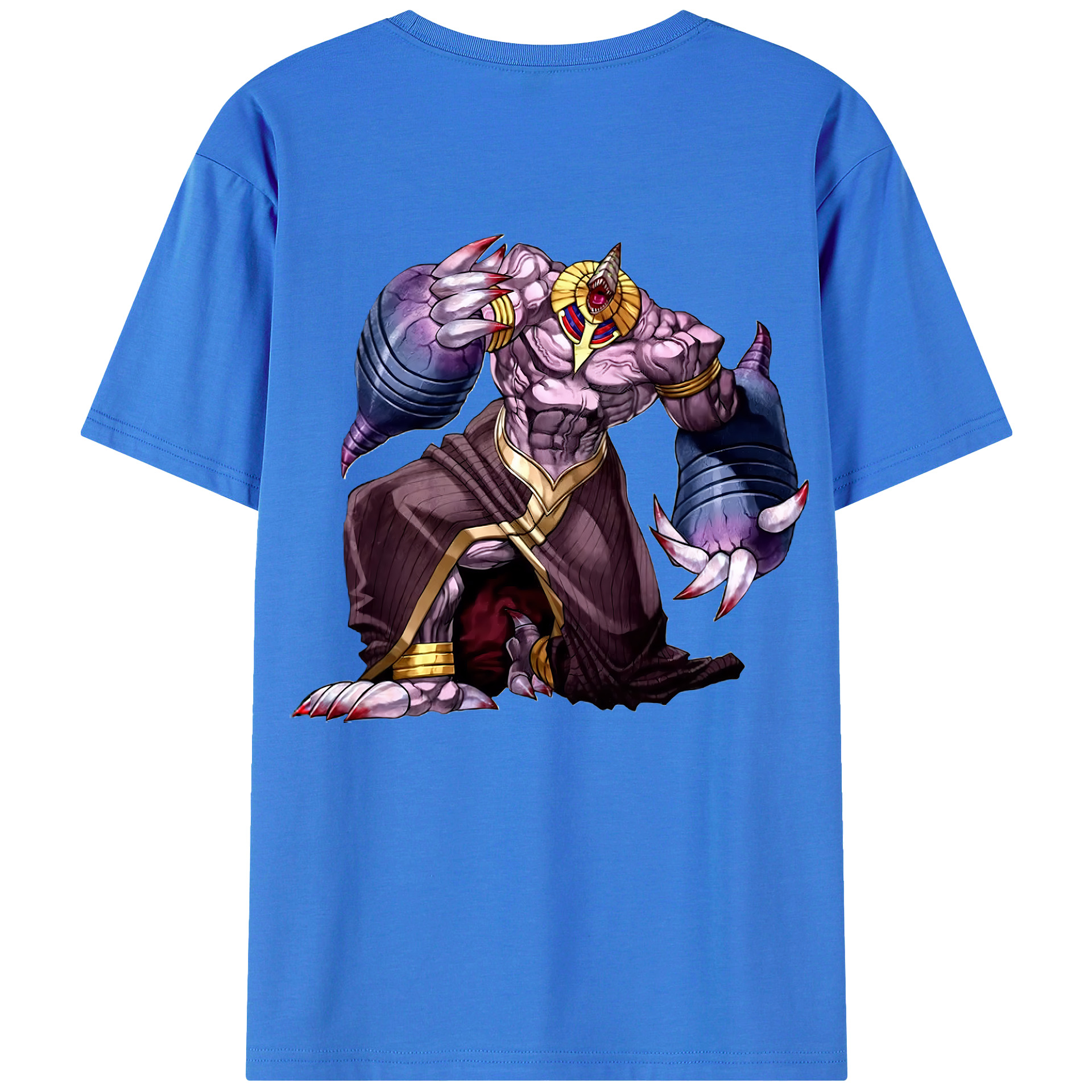 （画像用） 遊☆戯☆王 Yu-Gi-Oh! 綿100％ メンズ半袖Tシャツ（バックプリント） 通気性