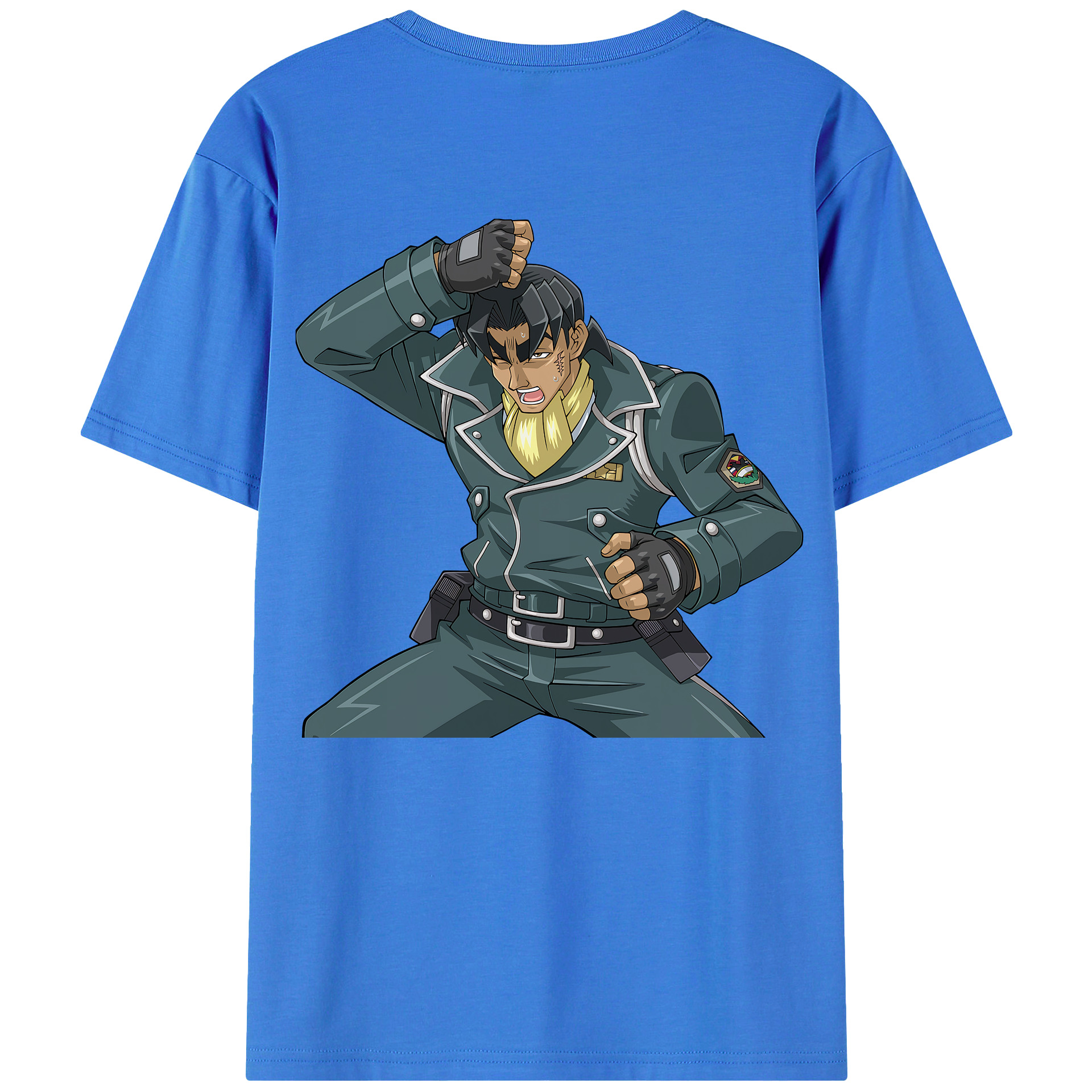 （画像用） 遊☆戯☆王 Yu-Gi-Oh! 綿100％ メンズ半袖Tシャツ（バックプリント） 通気性