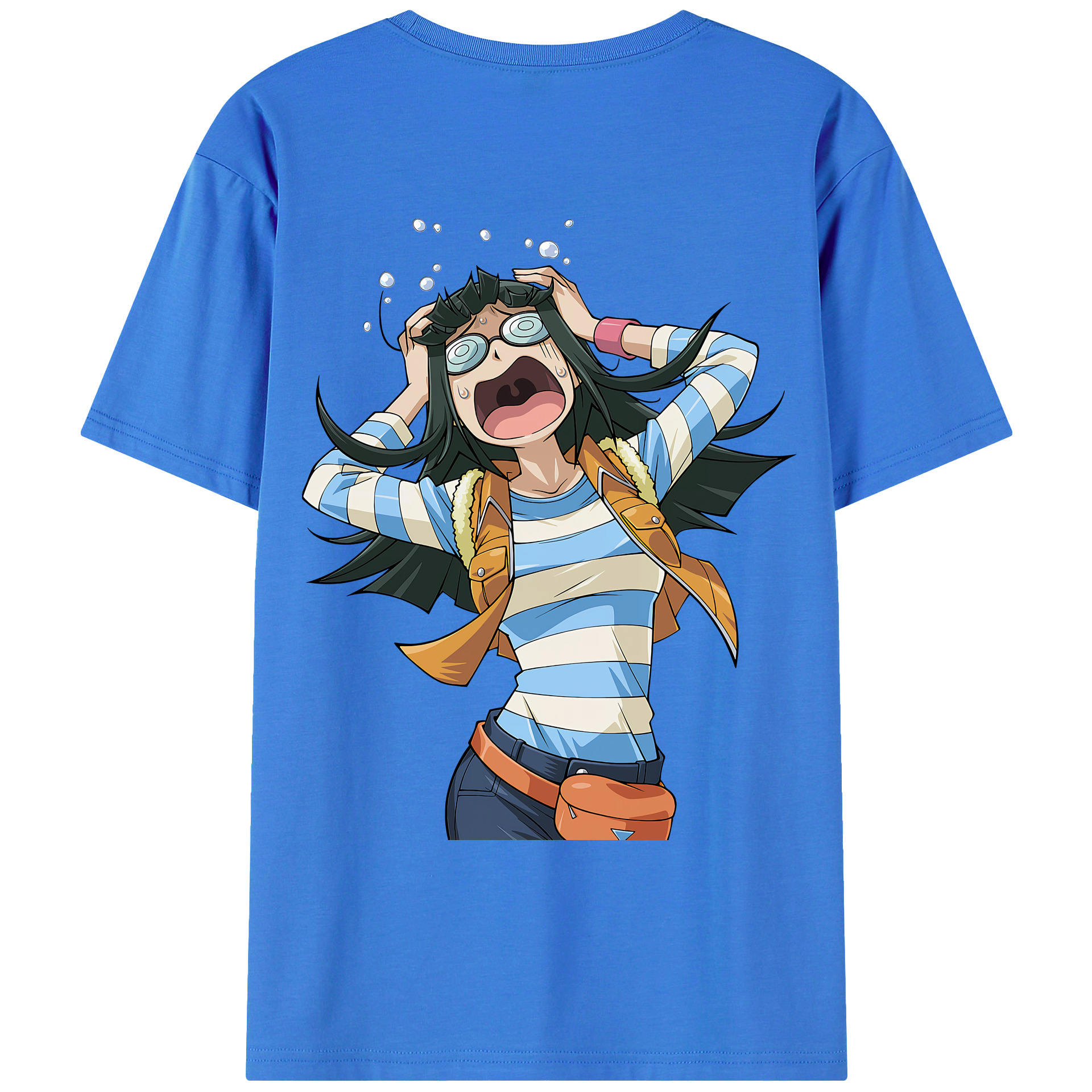 （画像用） 遊☆戯☆王 Yu-Gi-Oh! 綿100％ メンズ半袖Tシャツ（バックプリント） 通気性