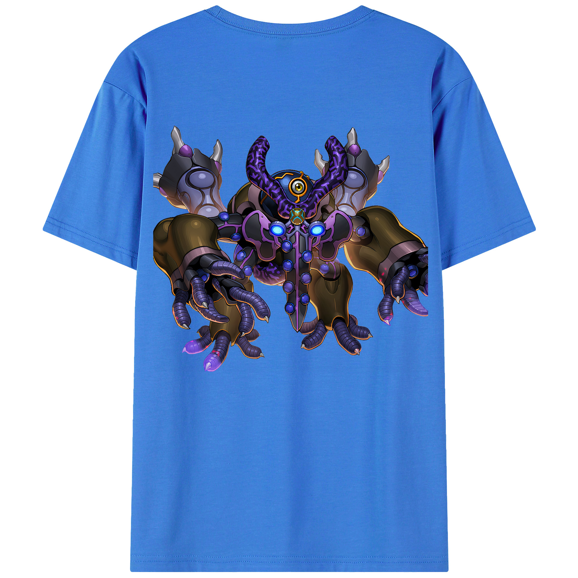 （画像用） 遊☆戯☆王 Yu-Gi-Oh! 綿100％ メンズ半袖Tシャツ（バックプリント） 通気性