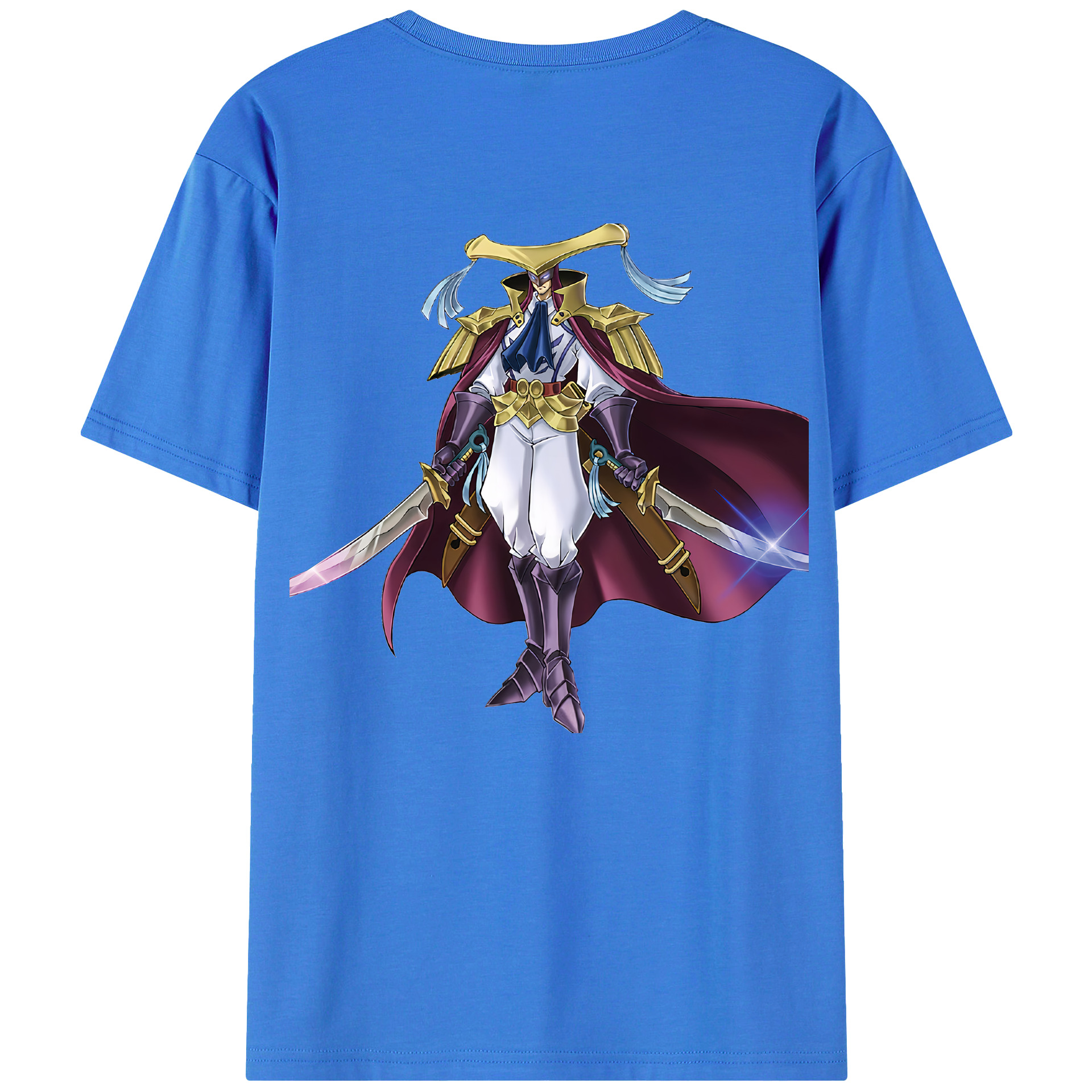 （画像用） 遊☆戯☆王 Yu-Gi-Oh! 綿100％ メンズ半袖Tシャツ（バックプリント） 通気性