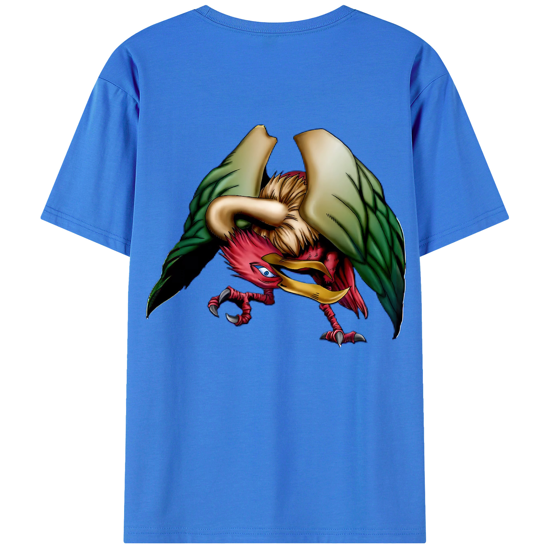 （画像用） 遊☆戯☆王 Yu-Gi-Oh! 綿100％ メンズ半袖Tシャツ（バックプリント） 通気性