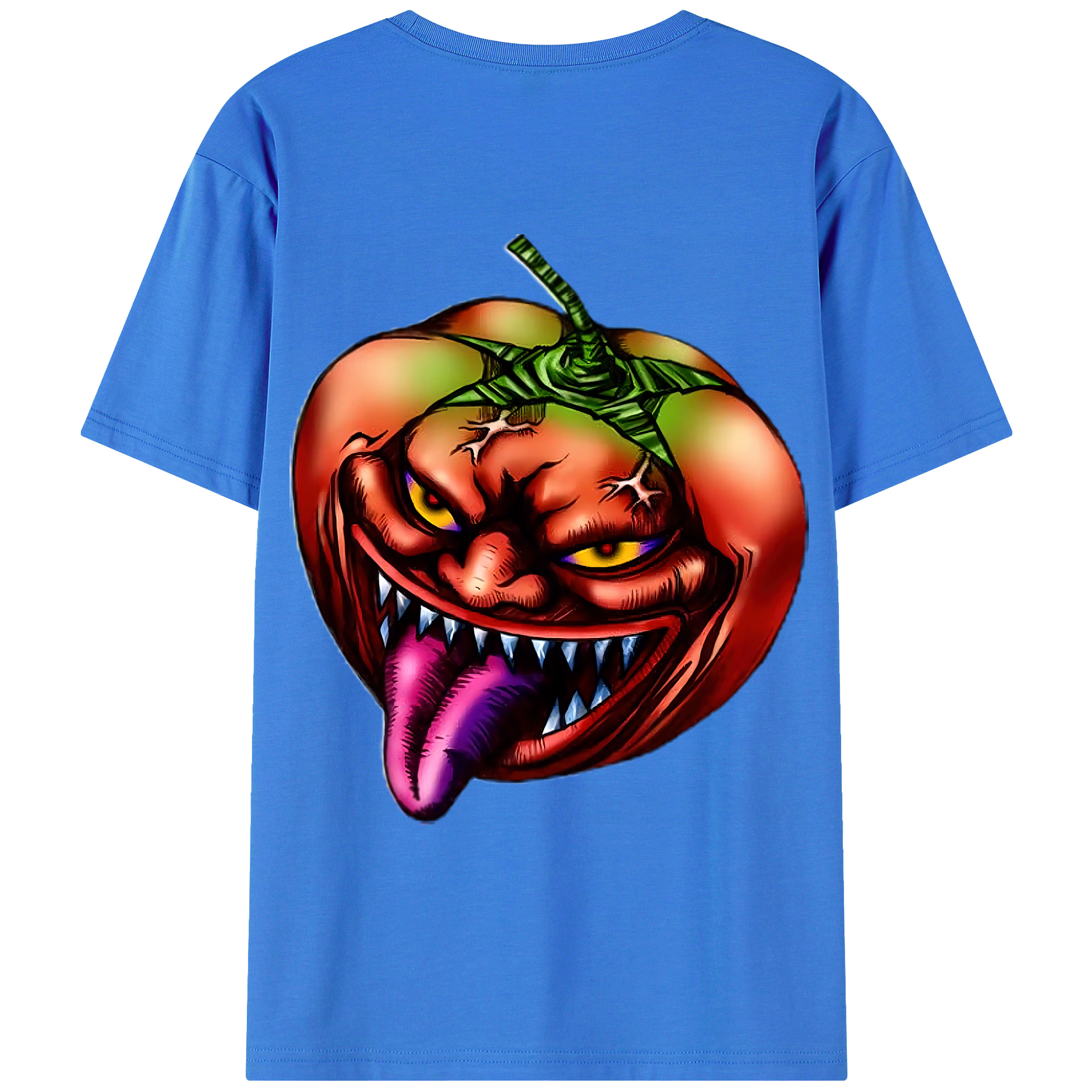 （画像用） 遊☆戯☆王 Yu-Gi-Oh! 綿100％ メンズ半袖Tシャツ（バックプリント） 通気性