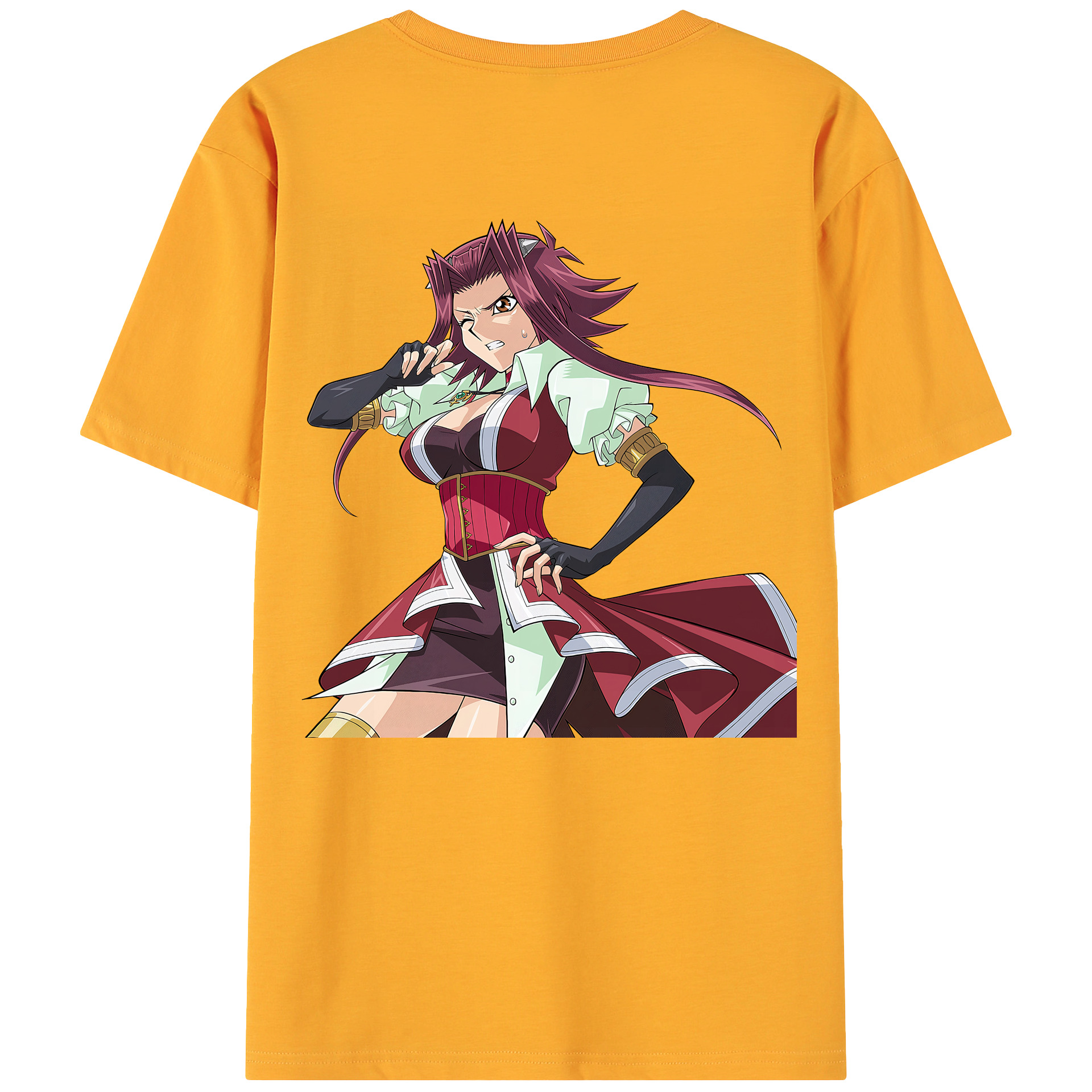 （画像用） 遊☆戯☆王 Yu-Gi-Oh! 綿100％ メンズ半袖Tシャツ（バックプリント） 通気性