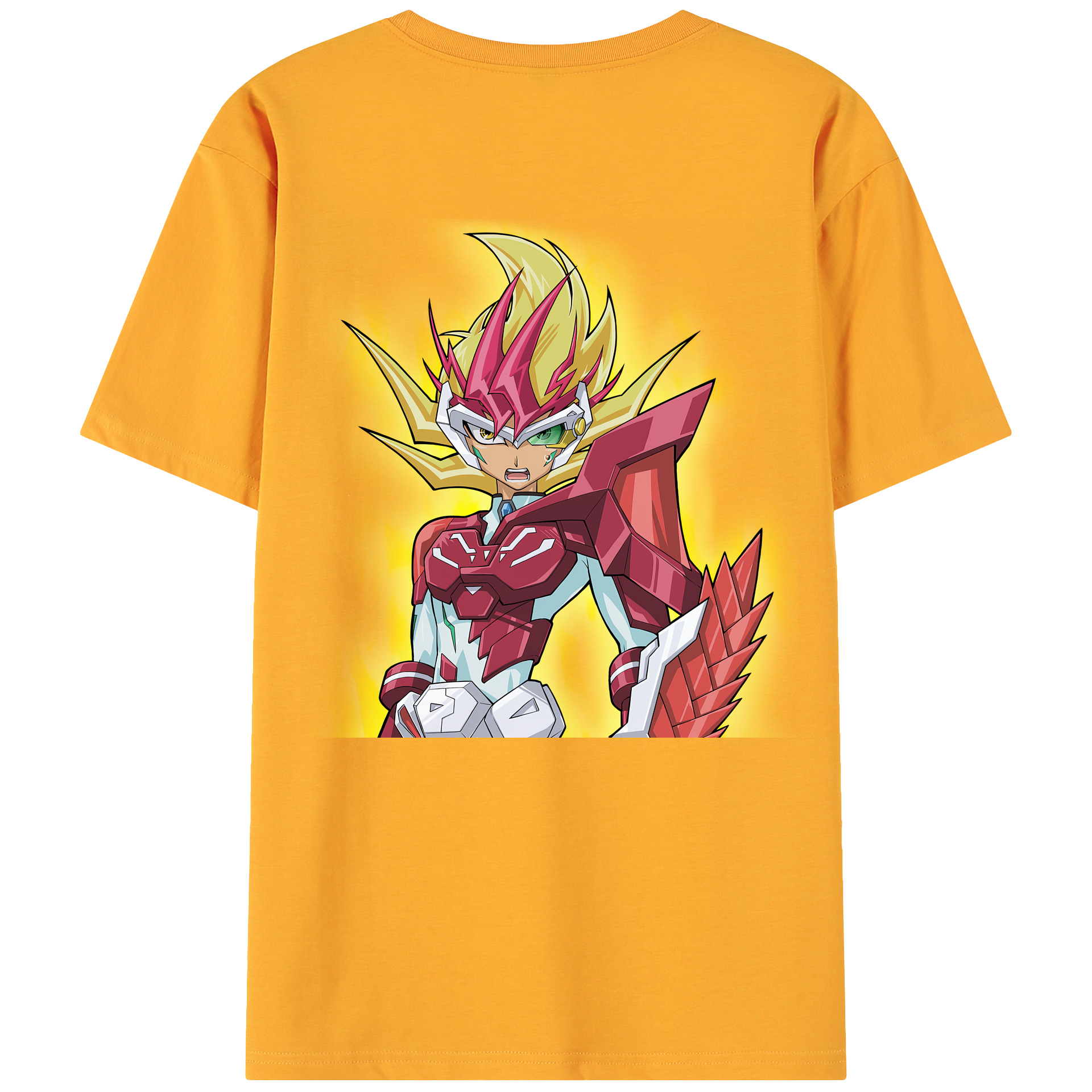 （画像用） 遊☆戯☆王 Yu-Gi-Oh! 綿100％ メンズ半袖Tシャツ（バックプリント） 通気性