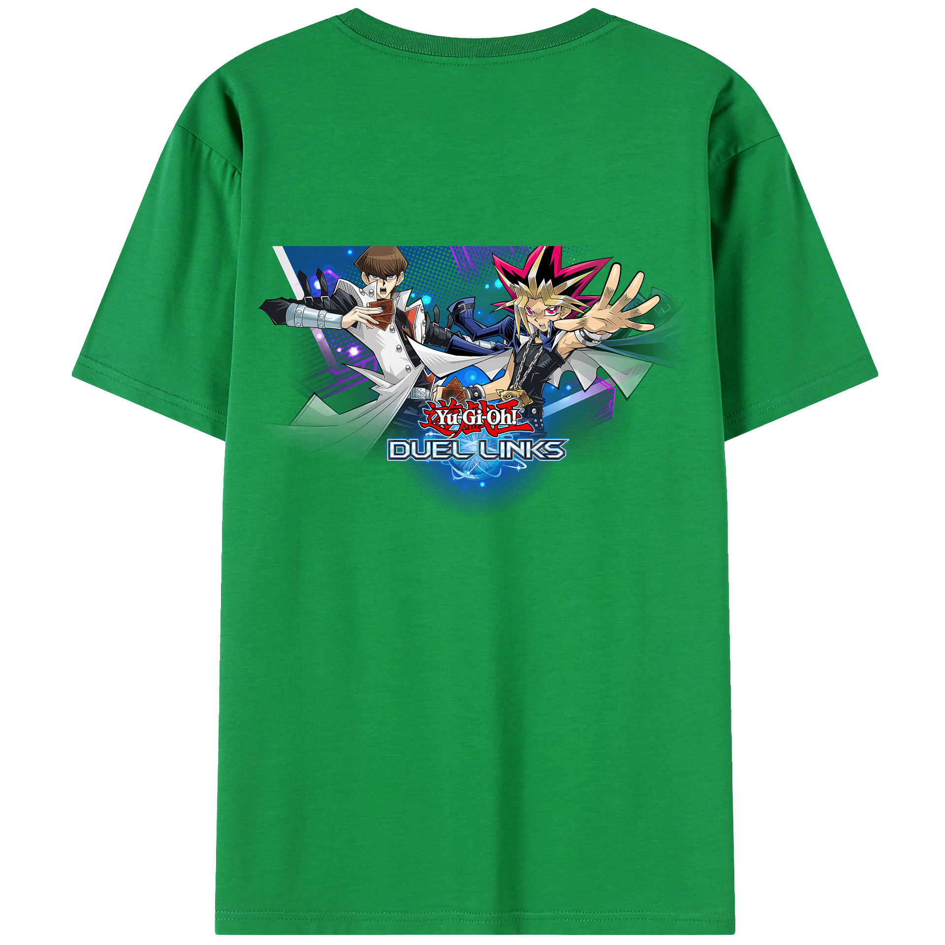 （画像用） 遊☆戯☆王 Yu-Gi-Oh! 綿100％ メンズ半袖Tシャツ（バックプリント） 通気性