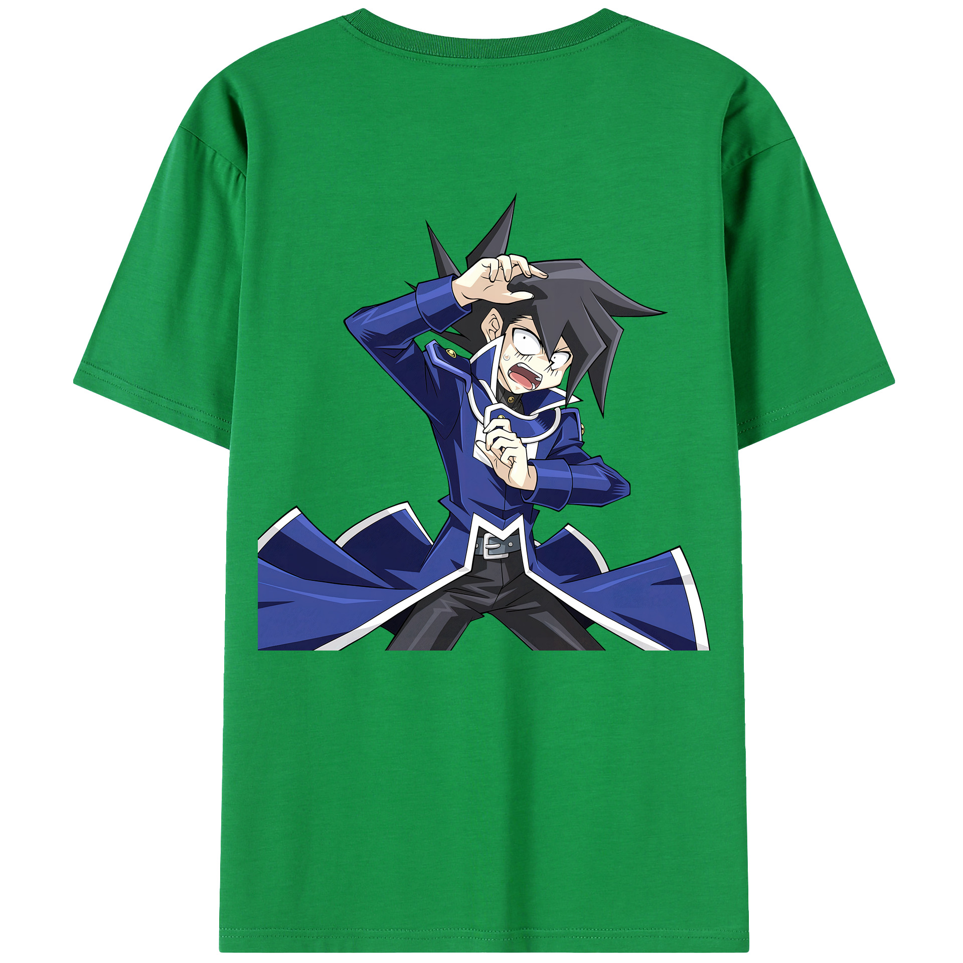 （画像用） 遊☆戯☆王 Yu-Gi-Oh! 綿100％ メンズ半袖Tシャツ（バックプリント） 通気性