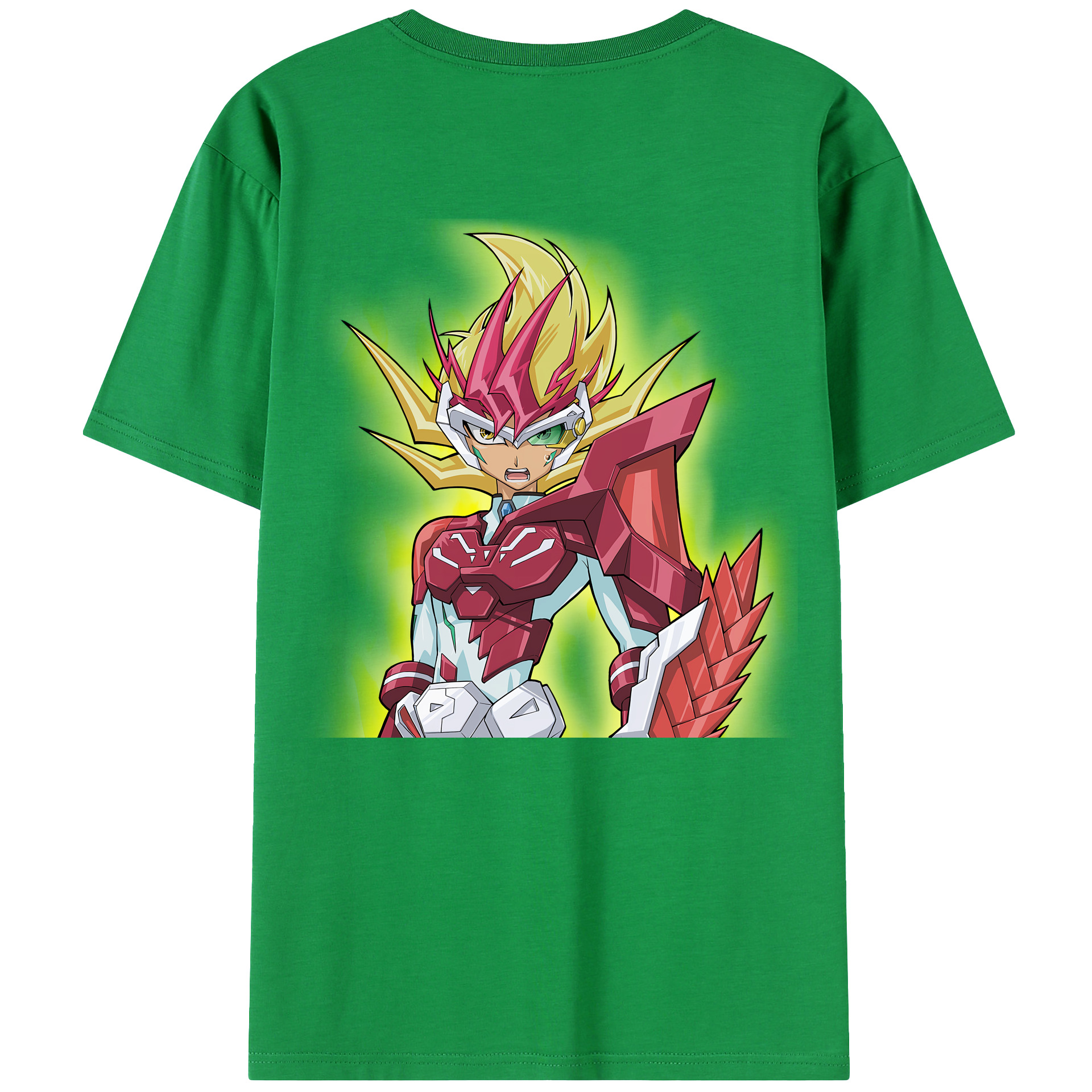 （画像用） 遊☆戯☆王 Yu-Gi-Oh! 綿100％ メンズ半袖Tシャツ（バックプリント） 通気性