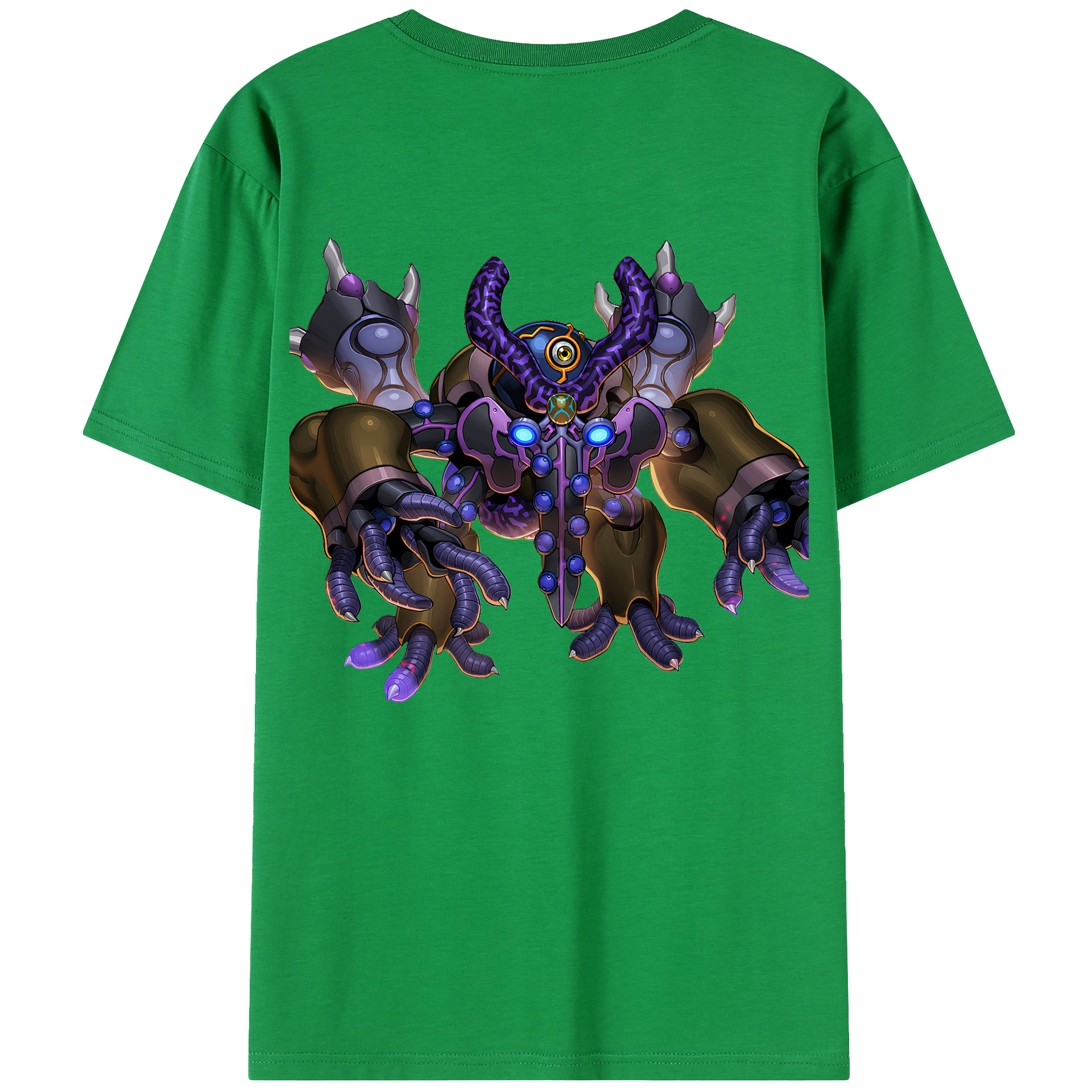 （画像用） 遊☆戯☆王 Yu-Gi-Oh! 綿100％ メンズ半袖Tシャツ（バックプリント） 通気性