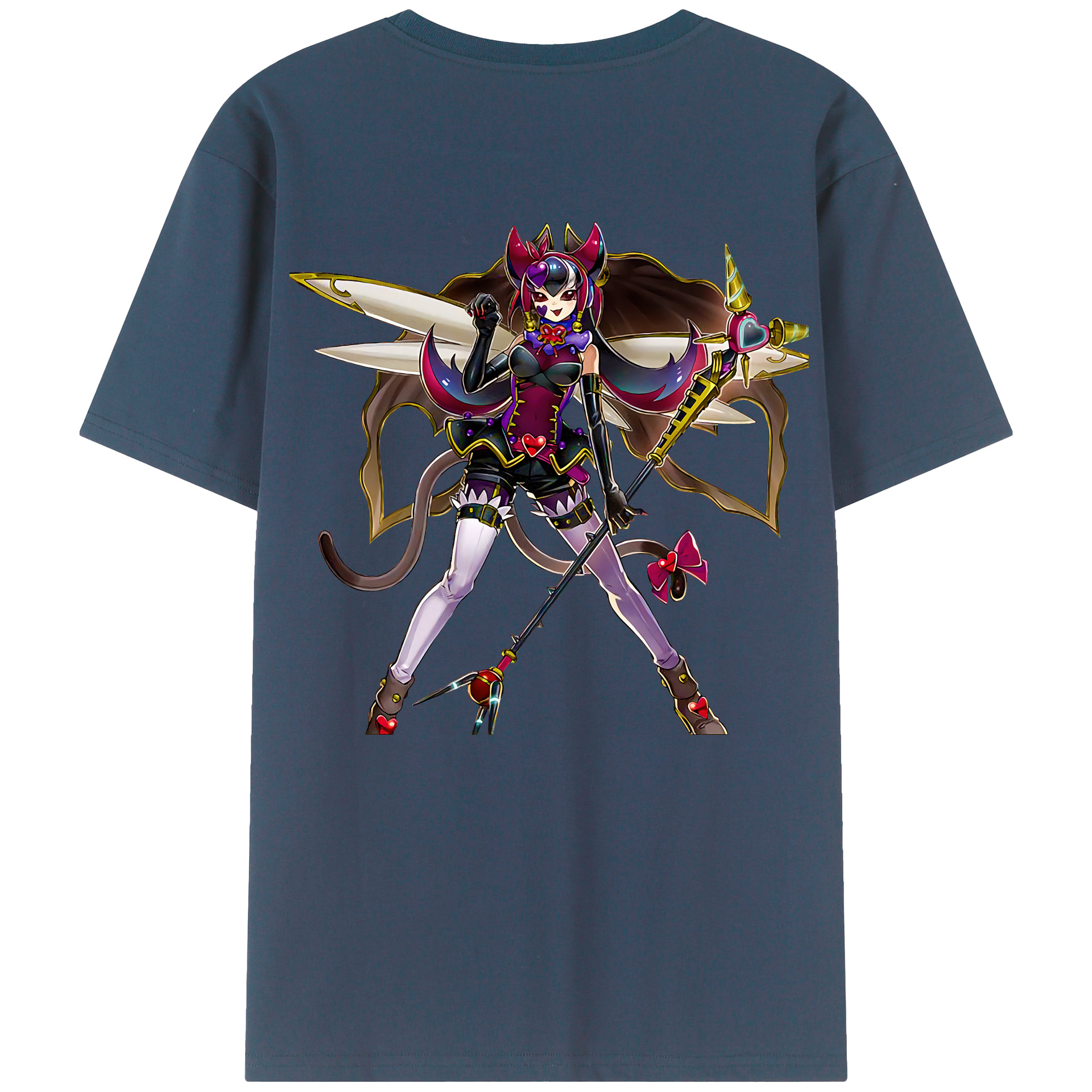 （画像用） 遊☆戯☆王 Yu-Gi-Oh! 綿100％ メンズ半袖Tシャツ（バックプリント） 通気性
