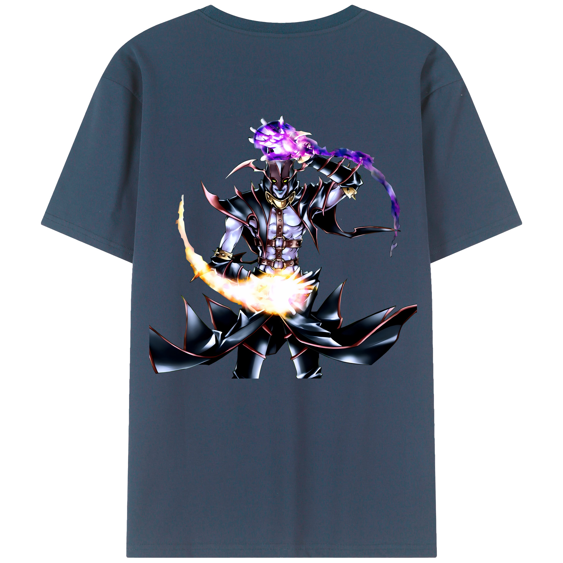 （画像用） 遊☆戯☆王 Yu-Gi-Oh! 綿100％ メンズ半袖Tシャツ（バックプリント） 通気性