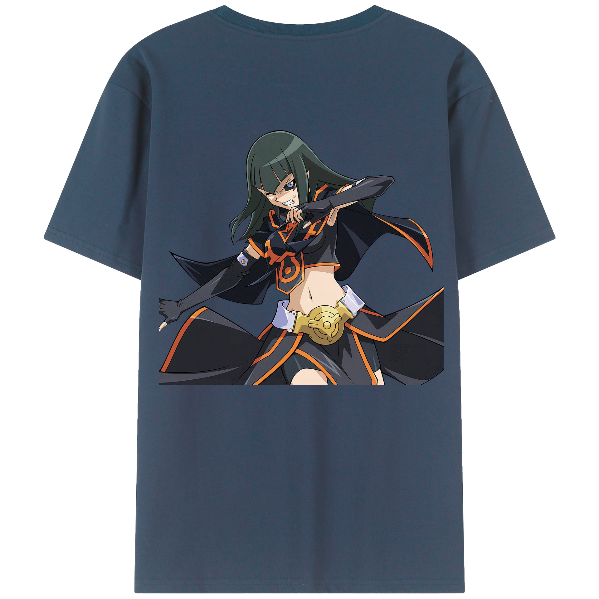 （画像用） 遊☆戯☆王 Yu-Gi-Oh! 綿100％ メンズ半袖Tシャツ（バックプリント） 通気性