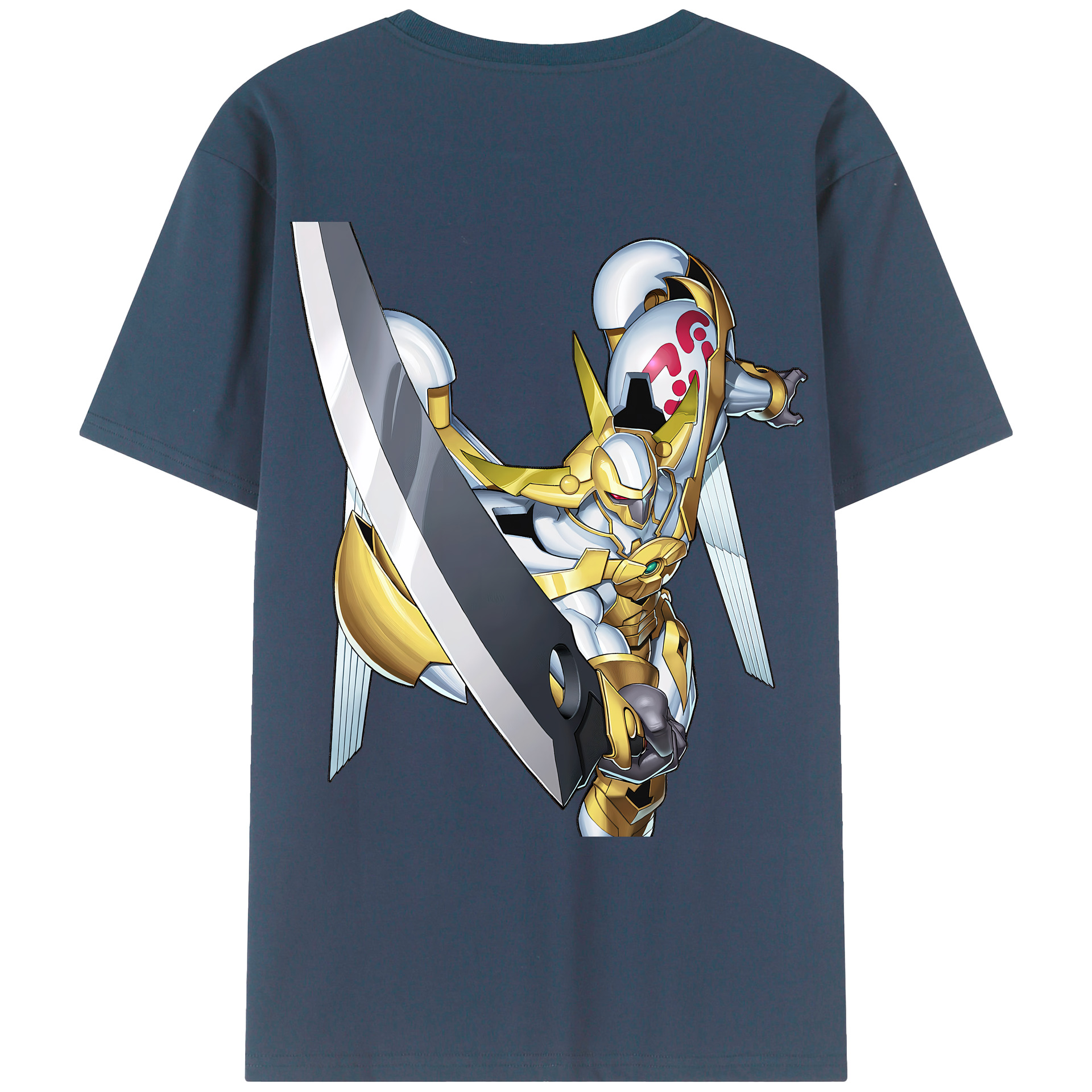 （画像用） 遊☆戯☆王 Yu-Gi-Oh! 綿100％ メンズ半袖Tシャツ（バックプリント） 通気性