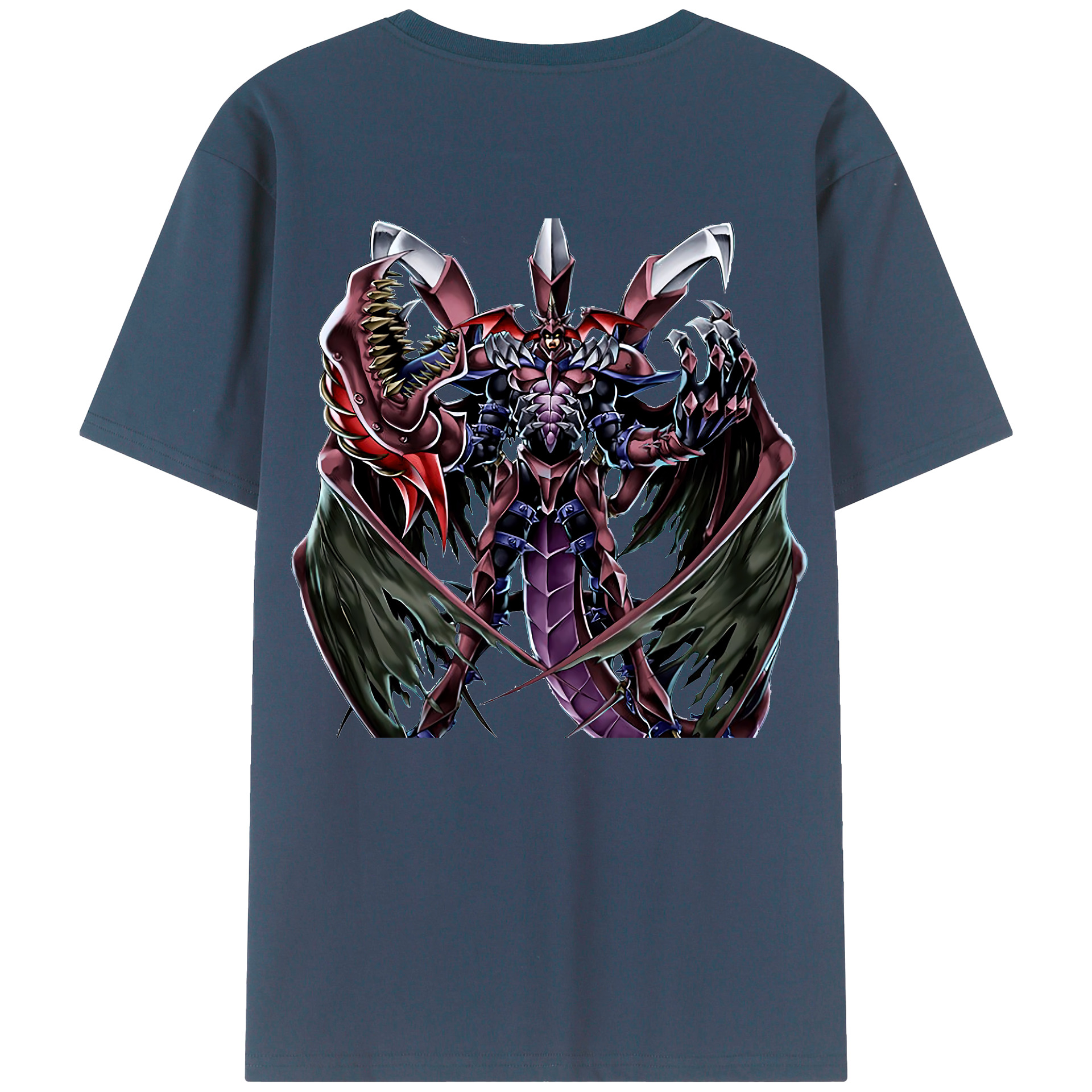（画像用） 遊☆戯☆王 Yu-Gi-Oh! 綿100％ メンズ半袖Tシャツ（バックプリント） 通気性