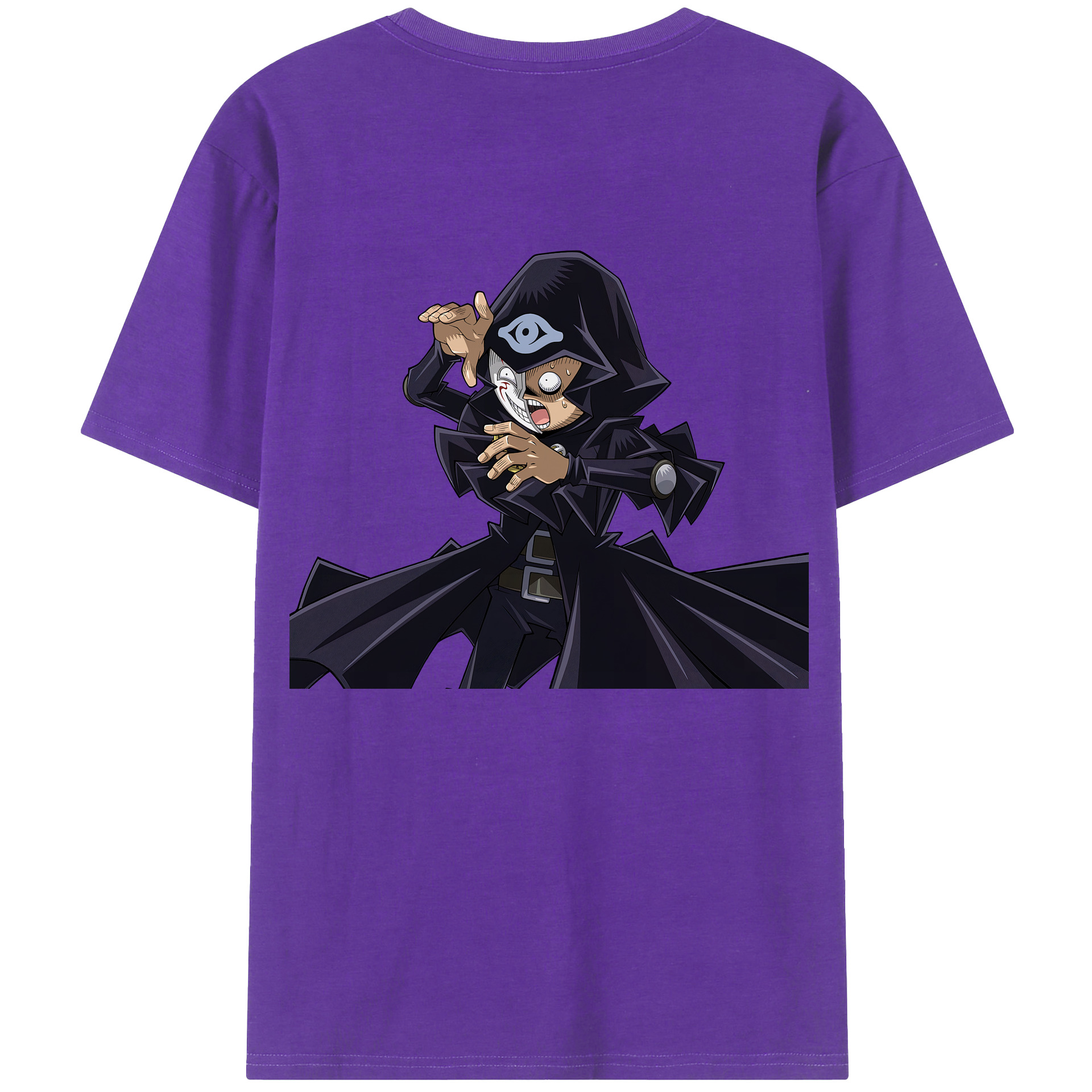 （画像用） 遊☆戯☆王 Yu-Gi-Oh! 綿100％ メンズ半袖Tシャツ（バックプリント） 通気性