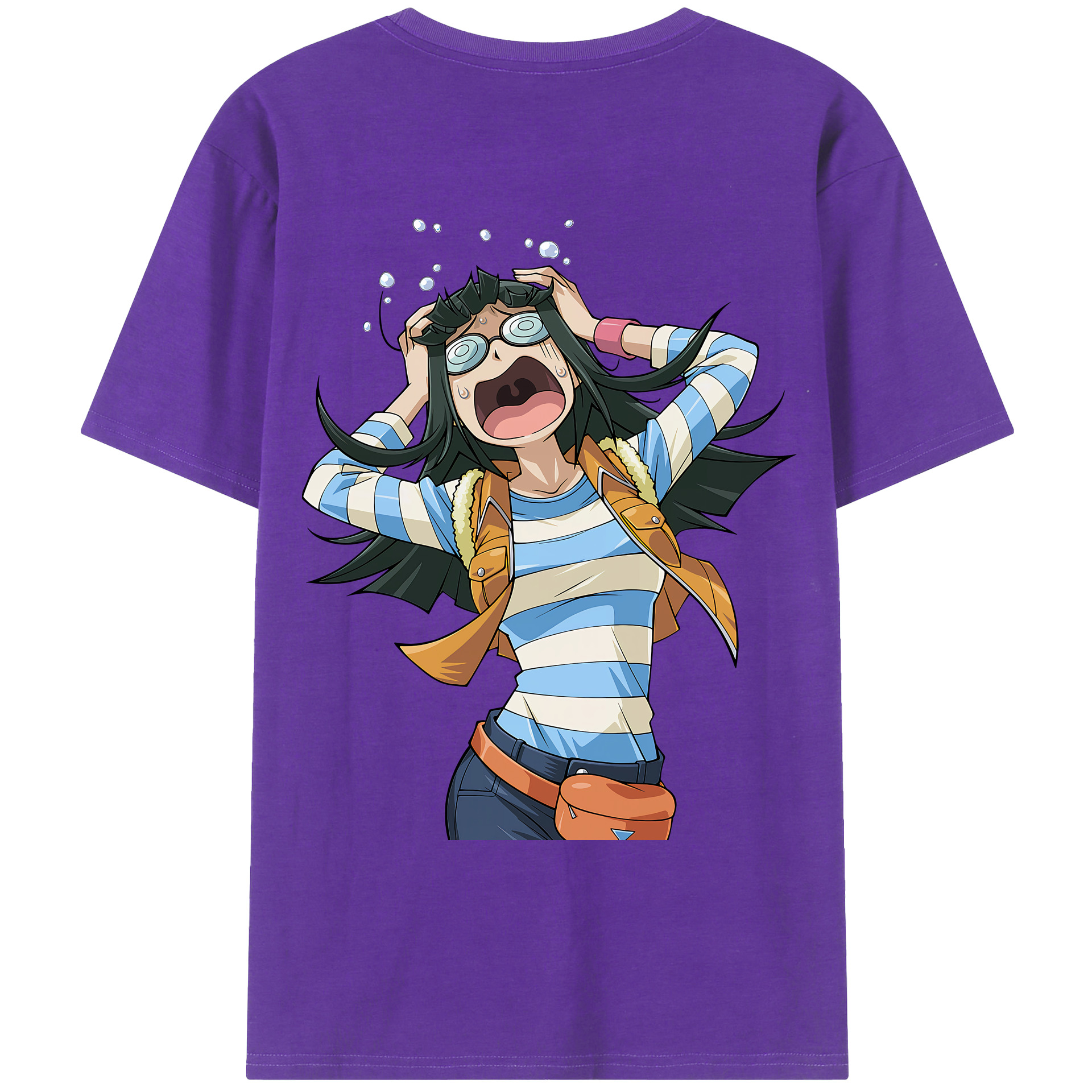 （画像用） 遊☆戯☆王 Yu-Gi-Oh! 綿100％ メンズ半袖Tシャツ（バックプリント） 通気性