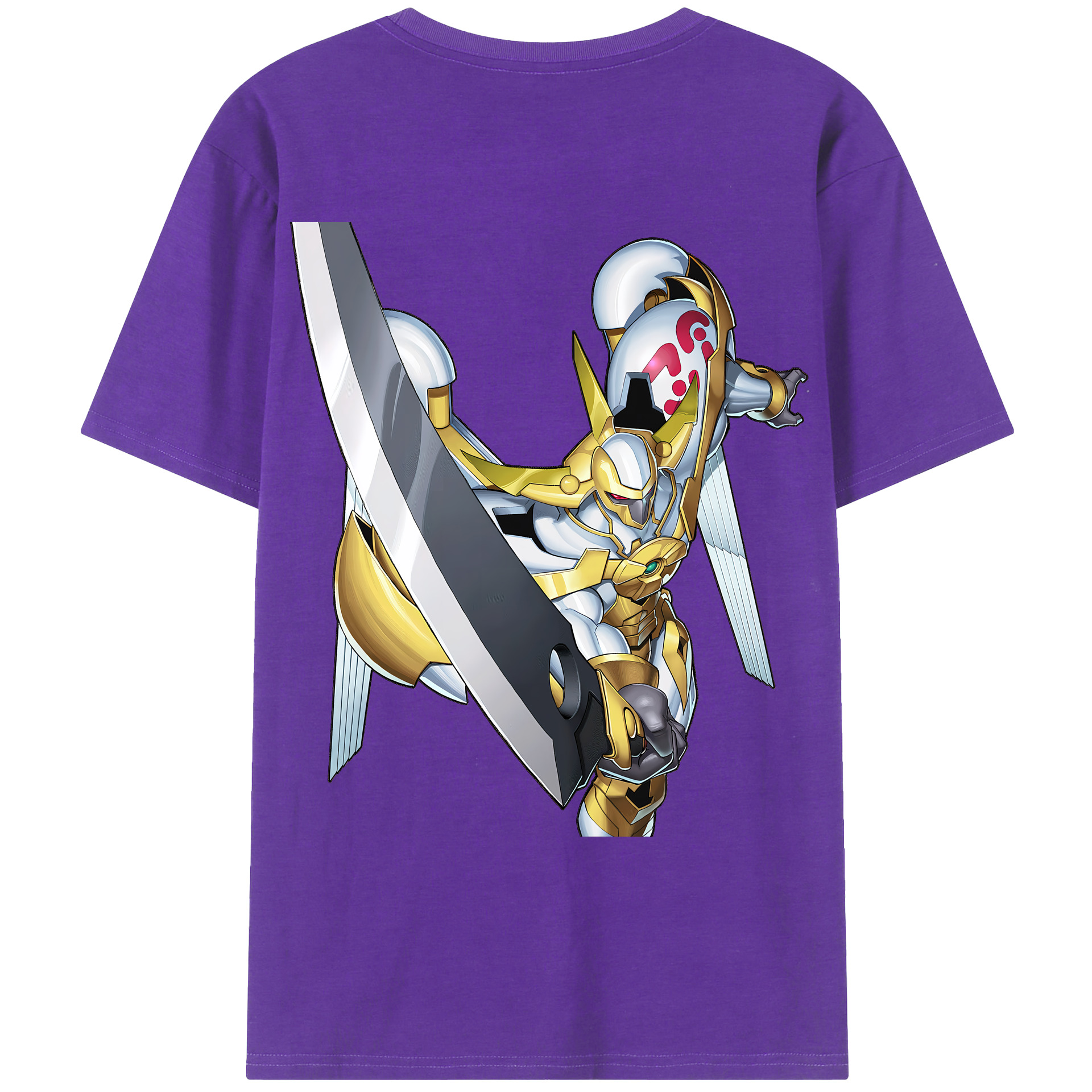 （画像用） 遊☆戯☆王 Yu-Gi-Oh! 綿100％ メンズ半袖Tシャツ（バックプリント） 通気性