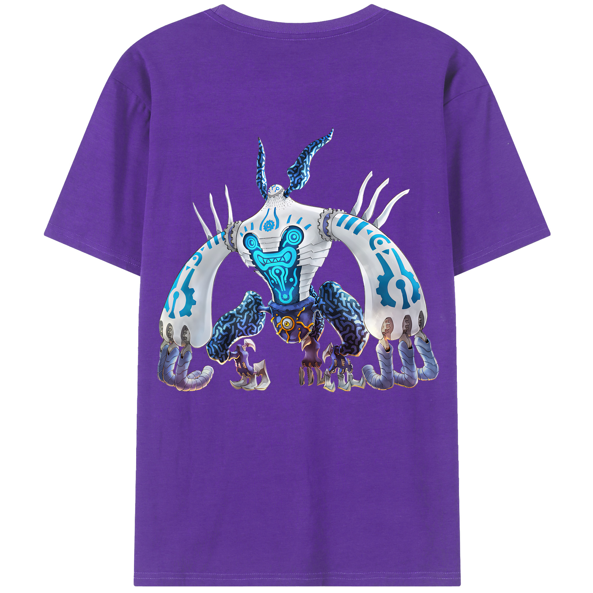 （画像用） 遊☆戯☆王 Yu-Gi-Oh! 綿100％ メンズ半袖Tシャツ（バックプリント） 通気性