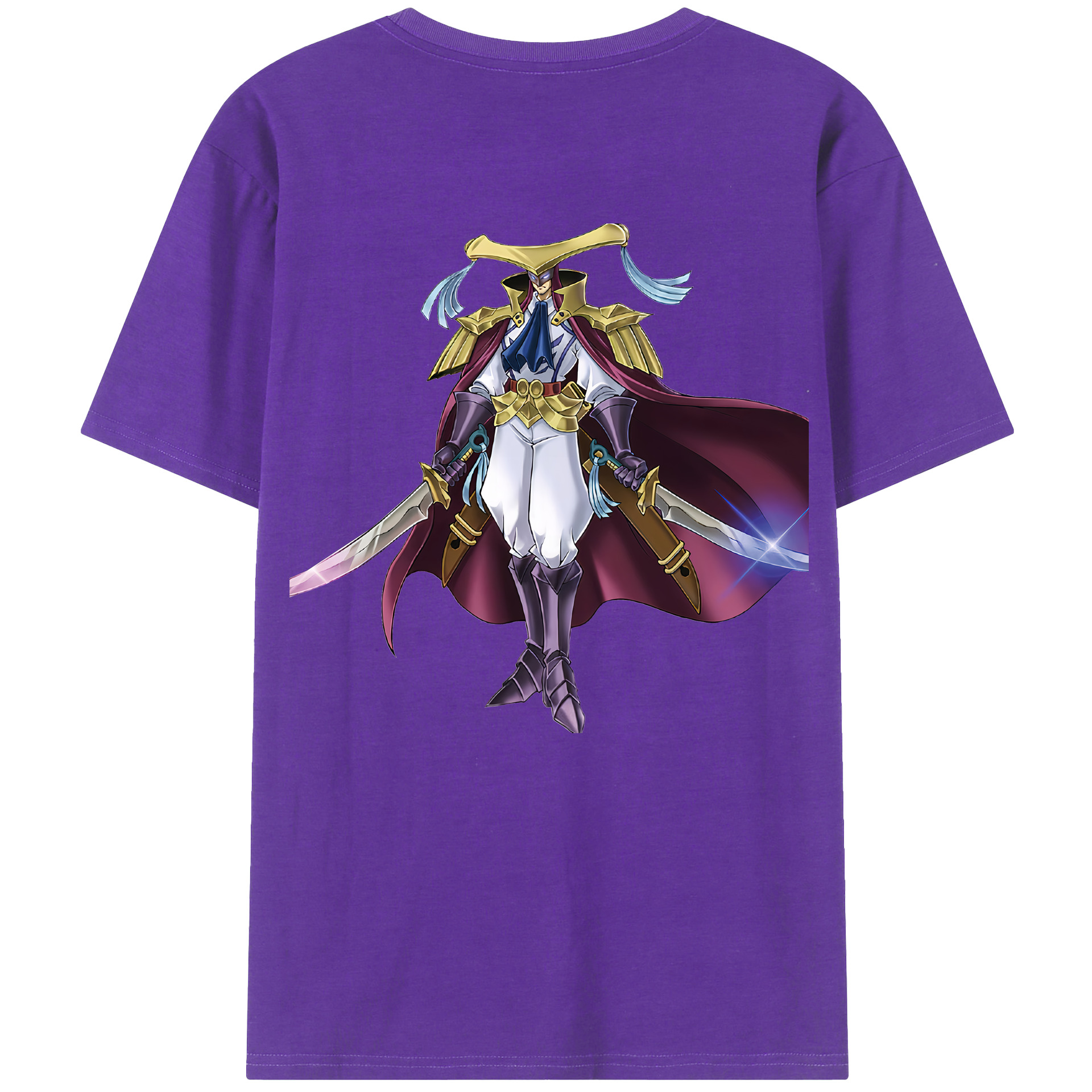 （画像用） 遊☆戯☆王 Yu-Gi-Oh! 綿100％ メンズ半袖Tシャツ（バックプリント） 通気性