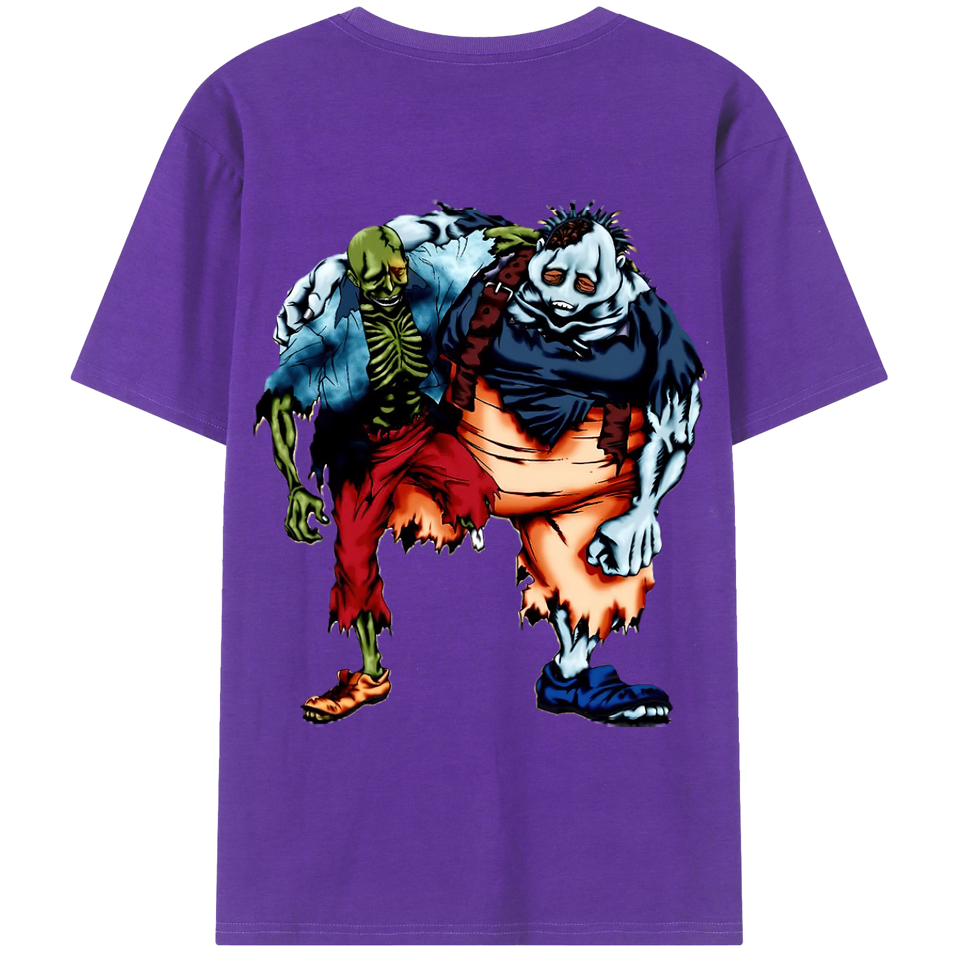 （画像用） 遊☆戯☆王 Yu-Gi-Oh! 綿100％ メンズ半袖Tシャツ（バックプリント） 通気性