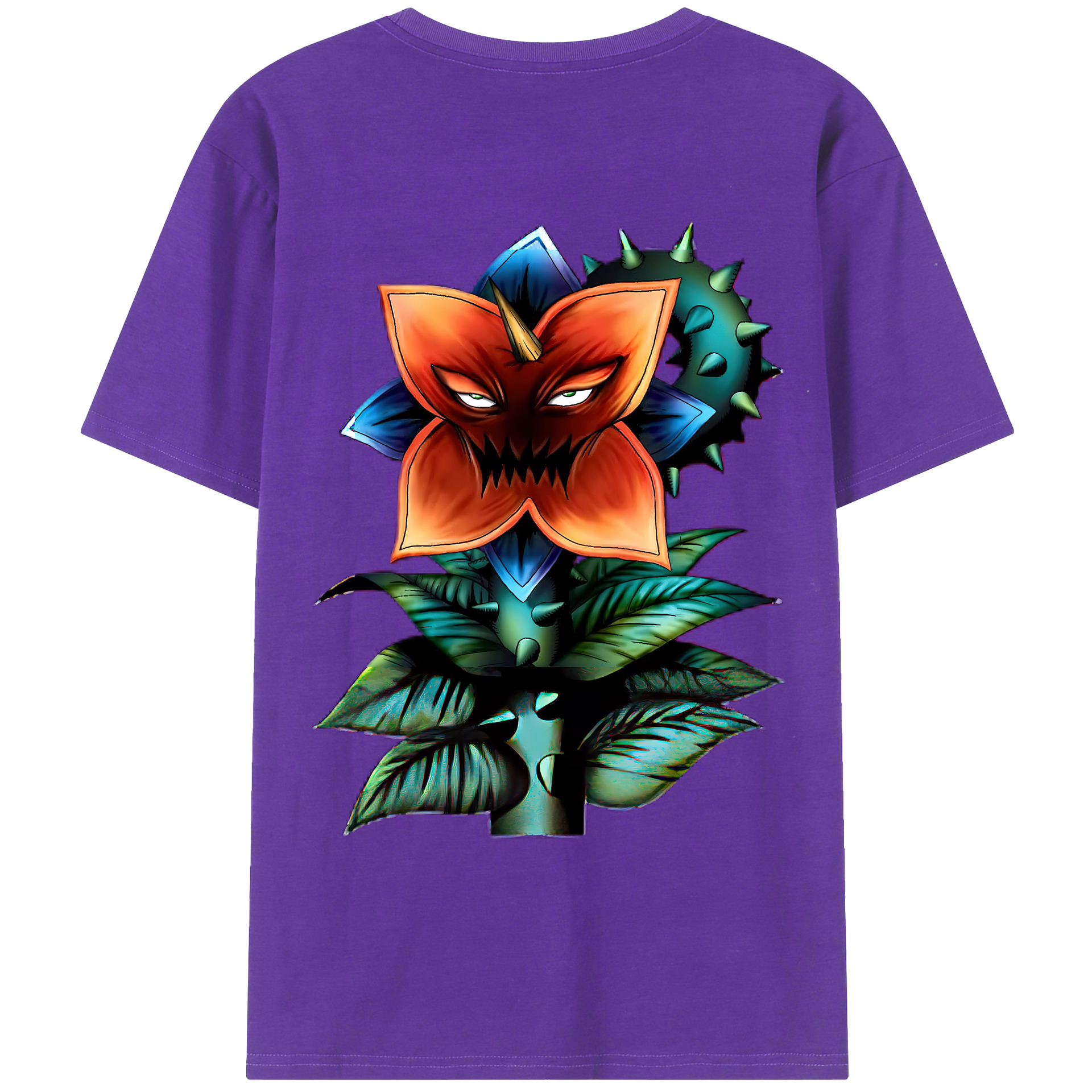 （画像用） 遊☆戯☆王 Yu-Gi-Oh! 綿100％ メンズ半袖Tシャツ（バックプリント） 通気性