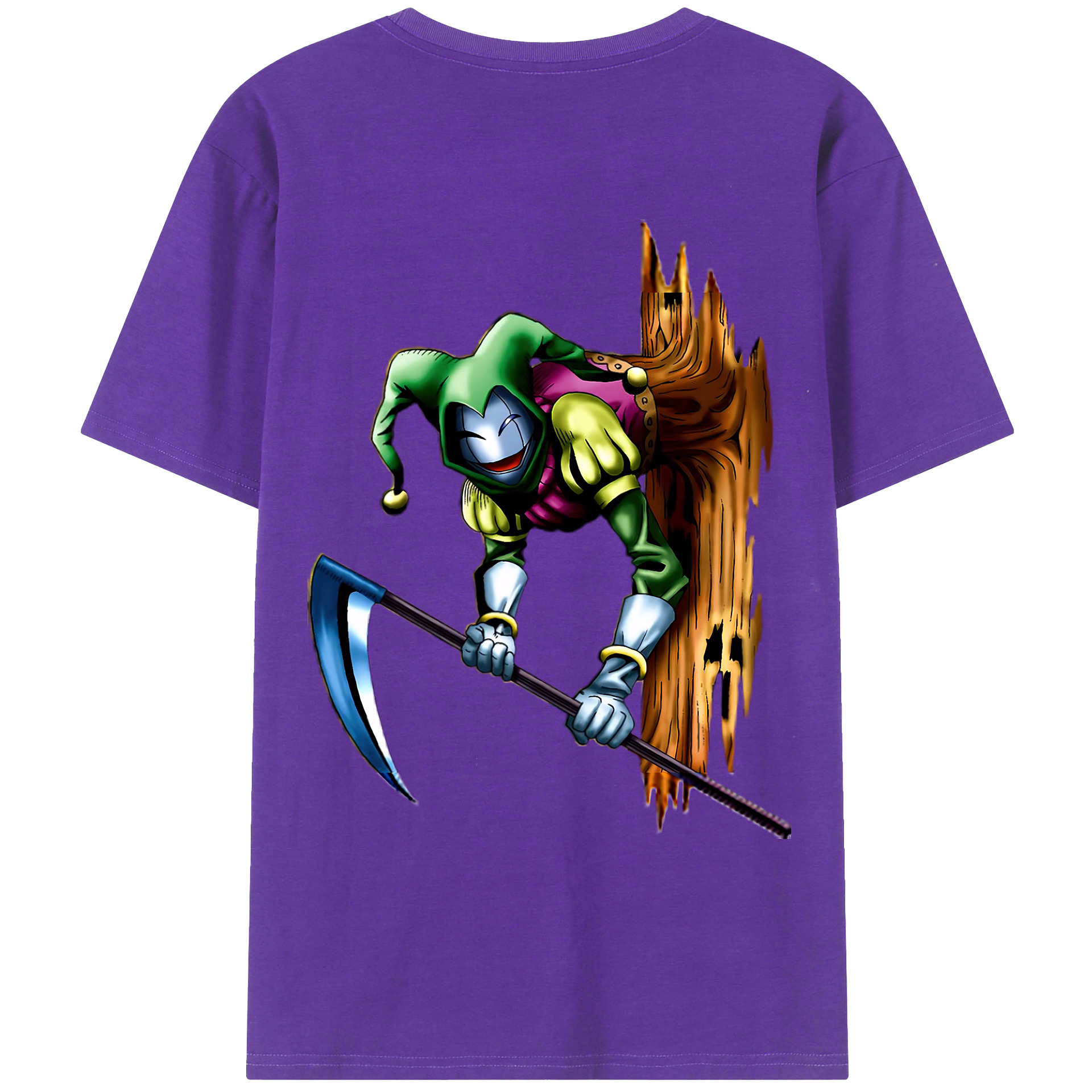（画像用） 遊☆戯☆王 Yu-Gi-Oh! 綿100％ メンズ半袖Tシャツ（バックプリント） 通気性