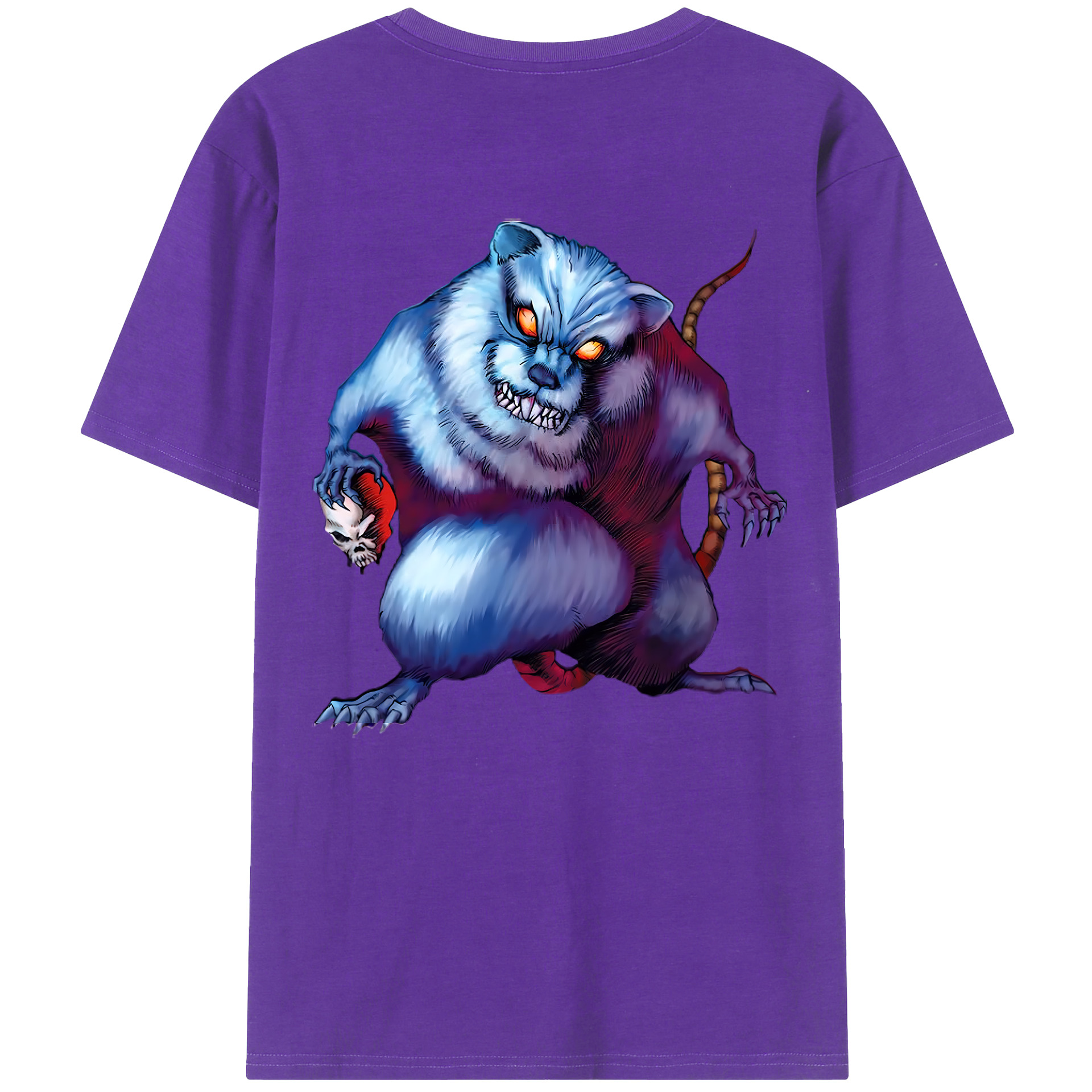 （画像用） 遊☆戯☆王 Yu-Gi-Oh! 綿100％ メンズ半袖Tシャツ（バックプリント） 通気性