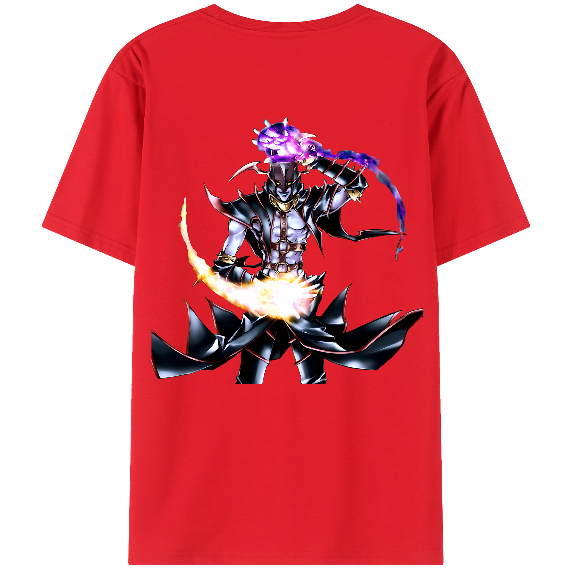 （画像用） 遊☆戯☆王 Yu-Gi-Oh! 綿100％ メンズ半袖Tシャツ（バックプリント） 通気性