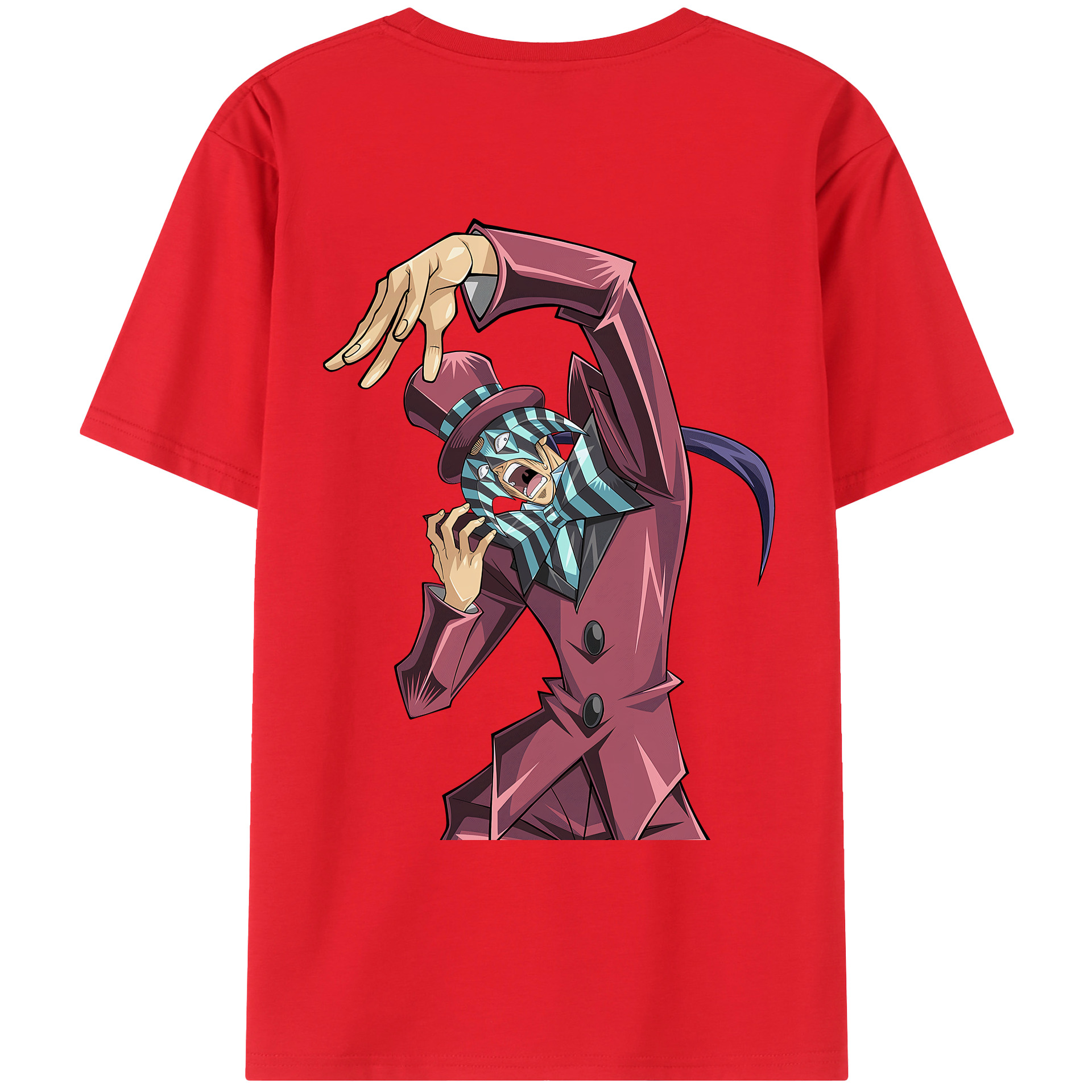 （画像用） 遊☆戯☆王 Yu-Gi-Oh! 綿100％ メンズ半袖Tシャツ（バックプリント） 通気性