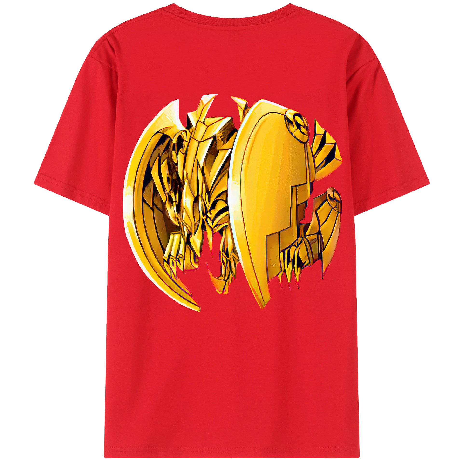 （画像用） 遊☆戯☆王 Yu-Gi-Oh! 綿100％ メンズ半袖Tシャツ（バックプリント） 通気性