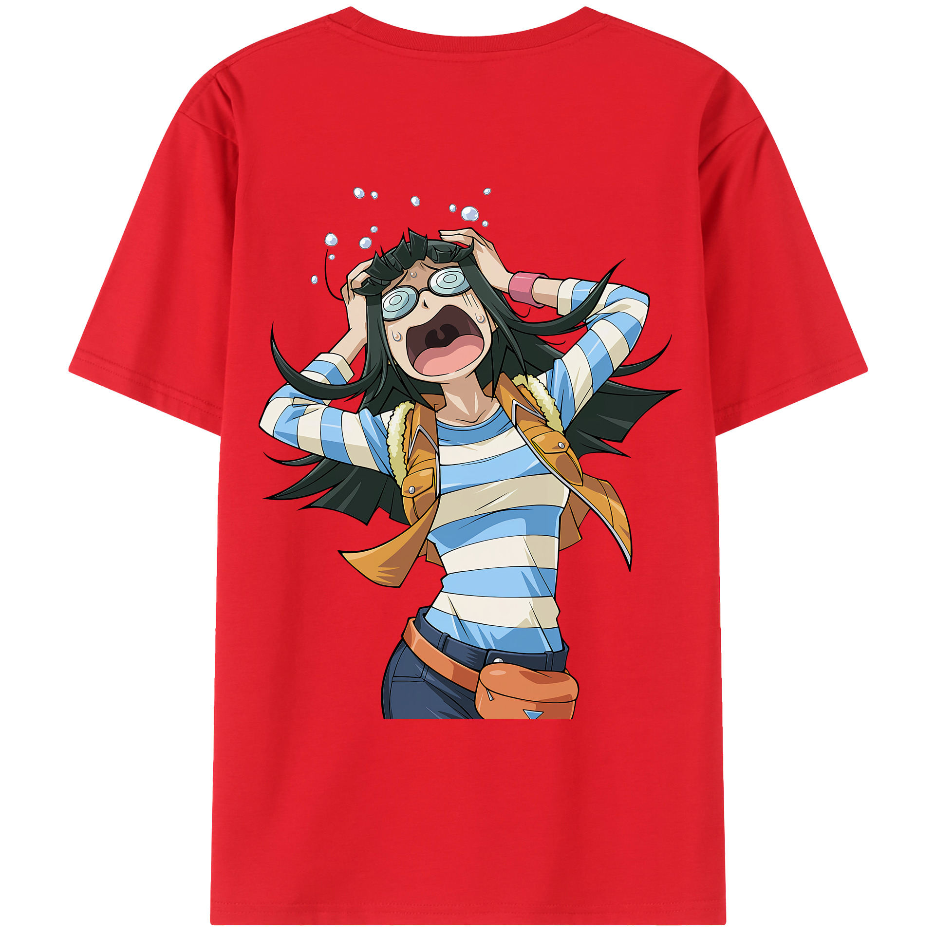 （画像用） 遊☆戯☆王 Yu-Gi-Oh! 綿100％ メンズ半袖Tシャツ（バックプリント） 通気性