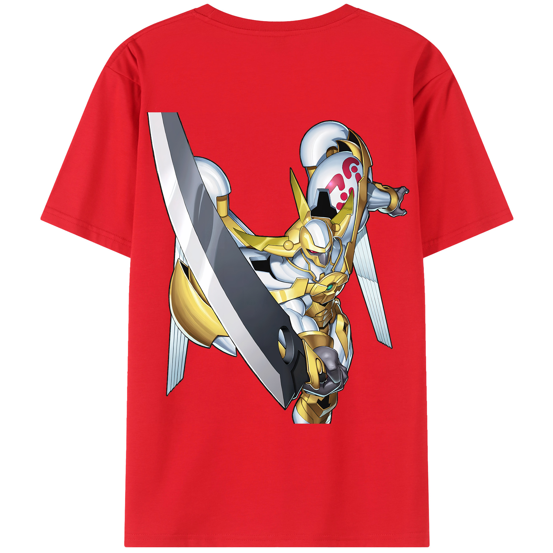 （画像用） 遊☆戯☆王 Yu-Gi-Oh! 綿100％ メンズ半袖Tシャツ（バックプリント） 通気性