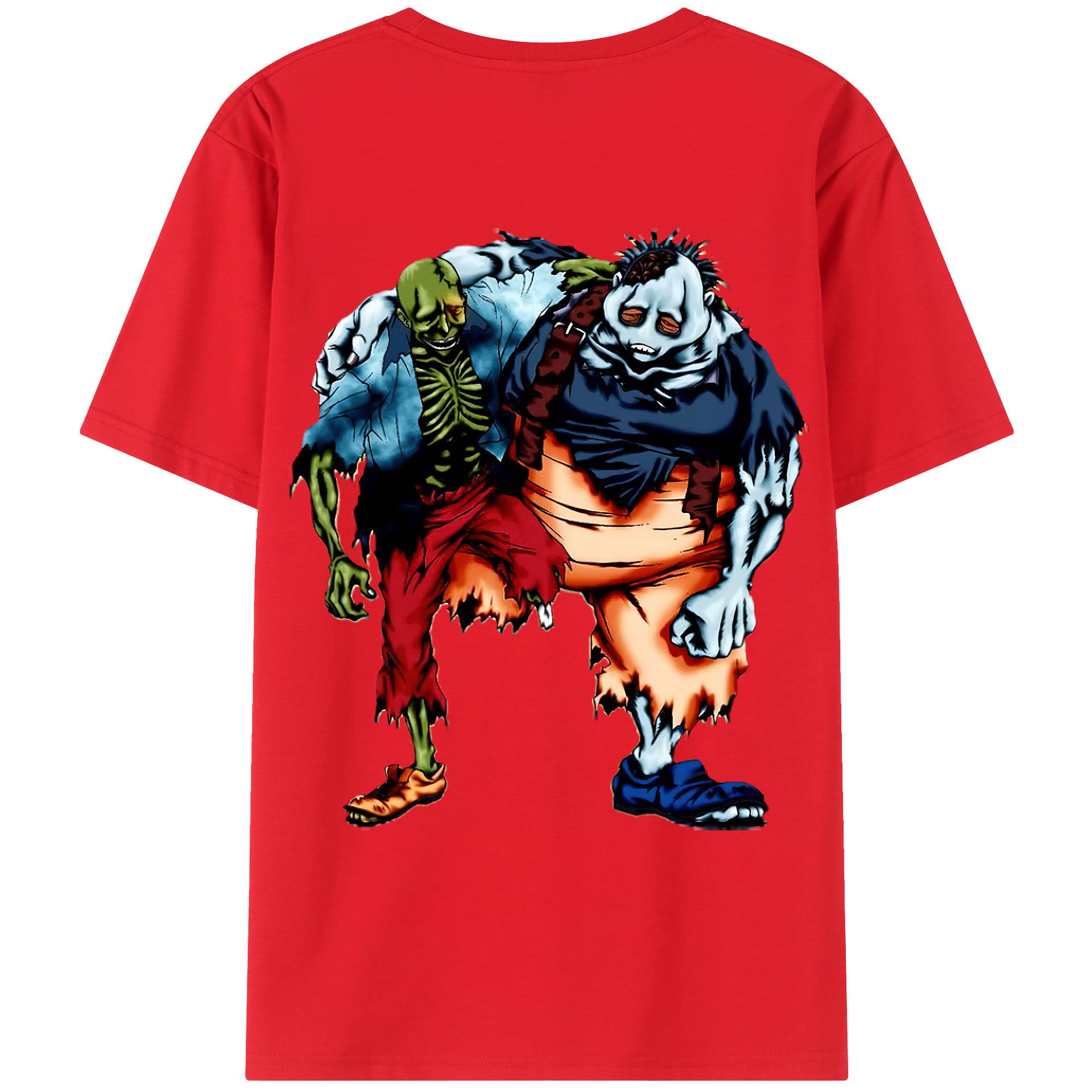 （画像用） 遊☆戯☆王 Yu-Gi-Oh! 綿100％ メンズ半袖Tシャツ（バックプリント） 通気性