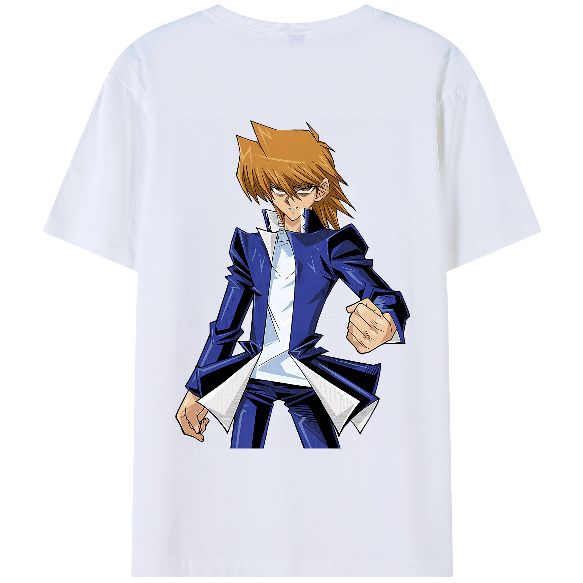 （画像用） 遊☆戯☆王 Yu-Gi-Oh! 綿100％ メンズ半袖Tシャツ（バックプリント） 通気性