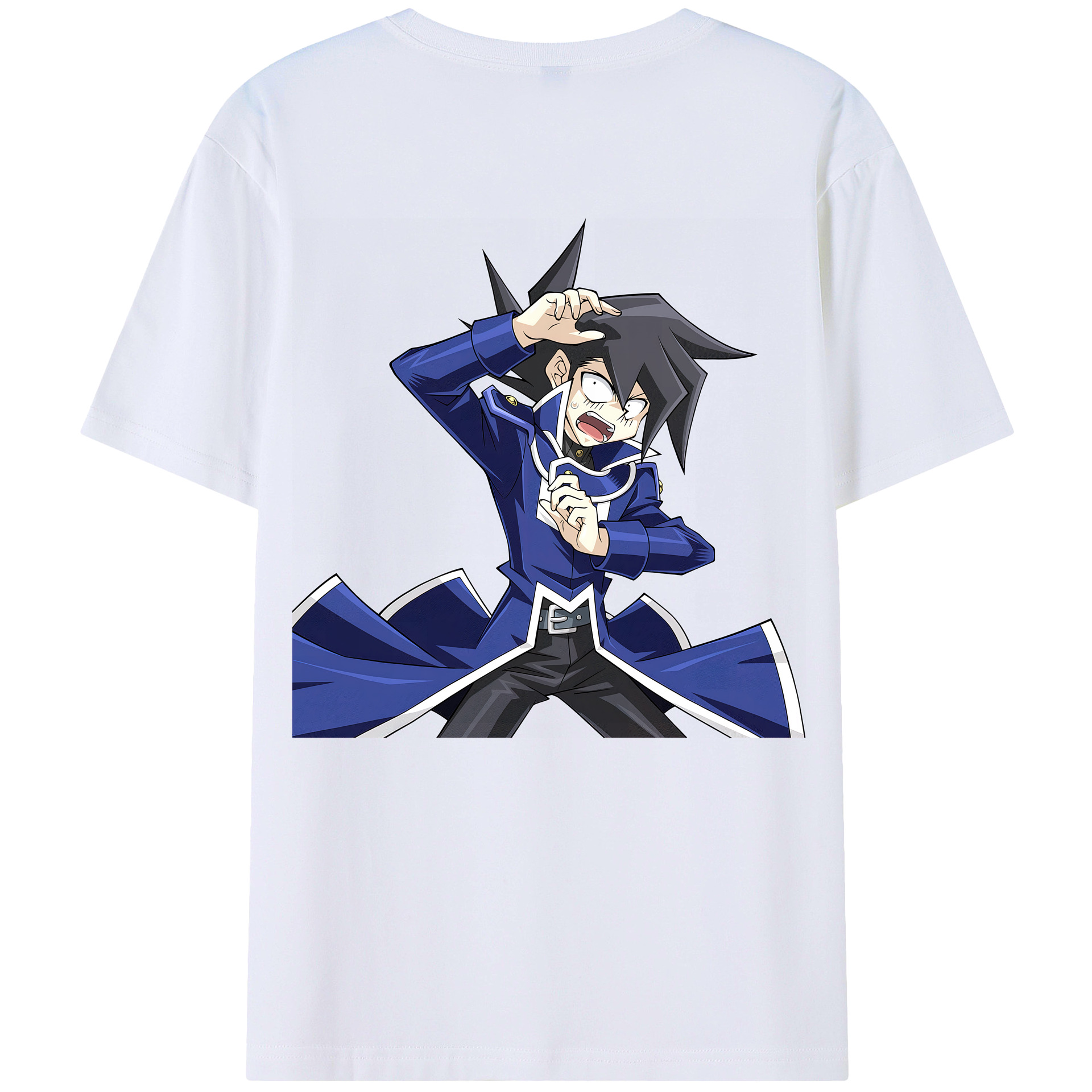 （画像用） 遊☆戯☆王 Yu-Gi-Oh! 綿100％ メンズ半袖Tシャツ（バックプリント） 通気性