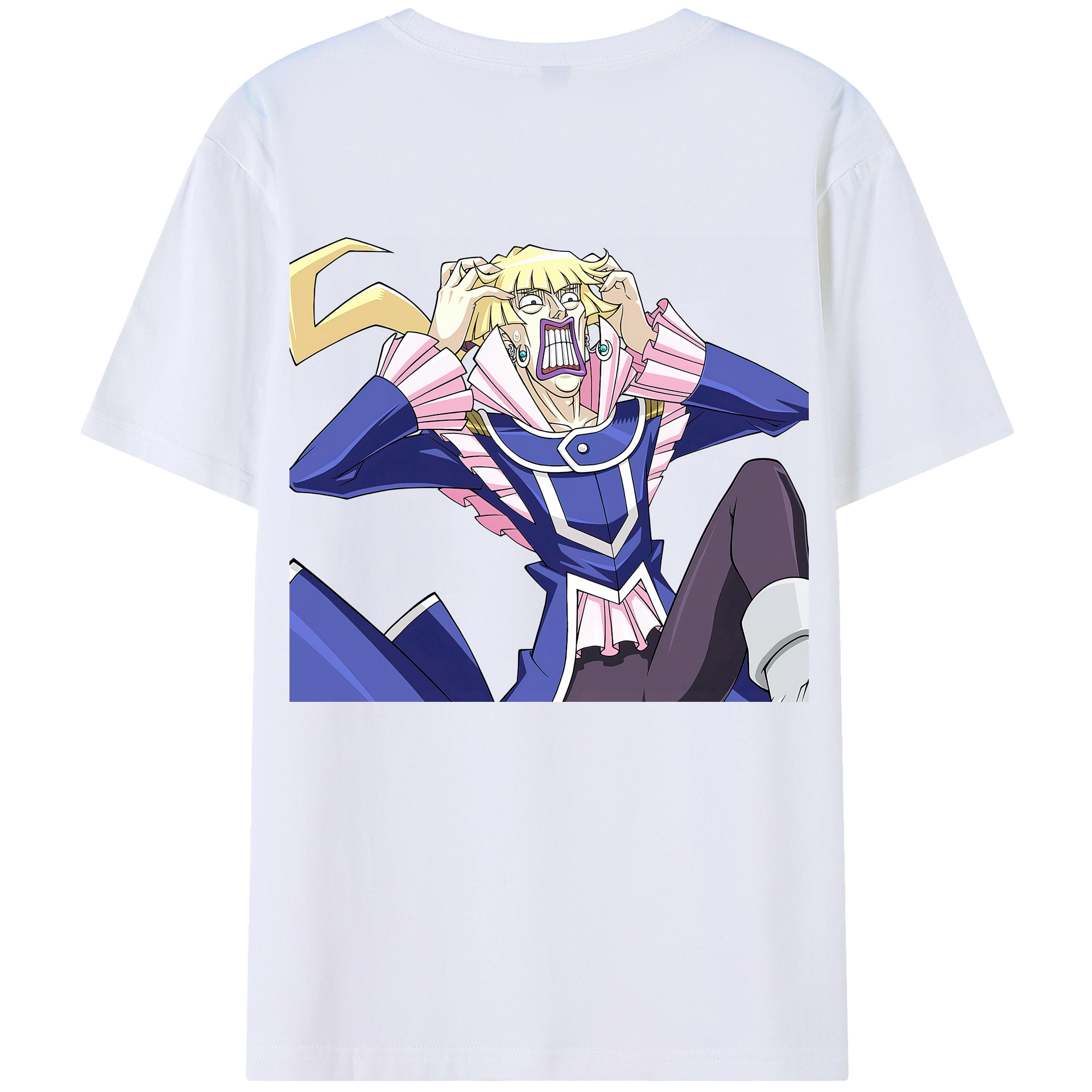 （画像用） 遊☆戯☆王 Yu-Gi-Oh! 綿100％ メンズ半袖Tシャツ（バックプリント） 通気性