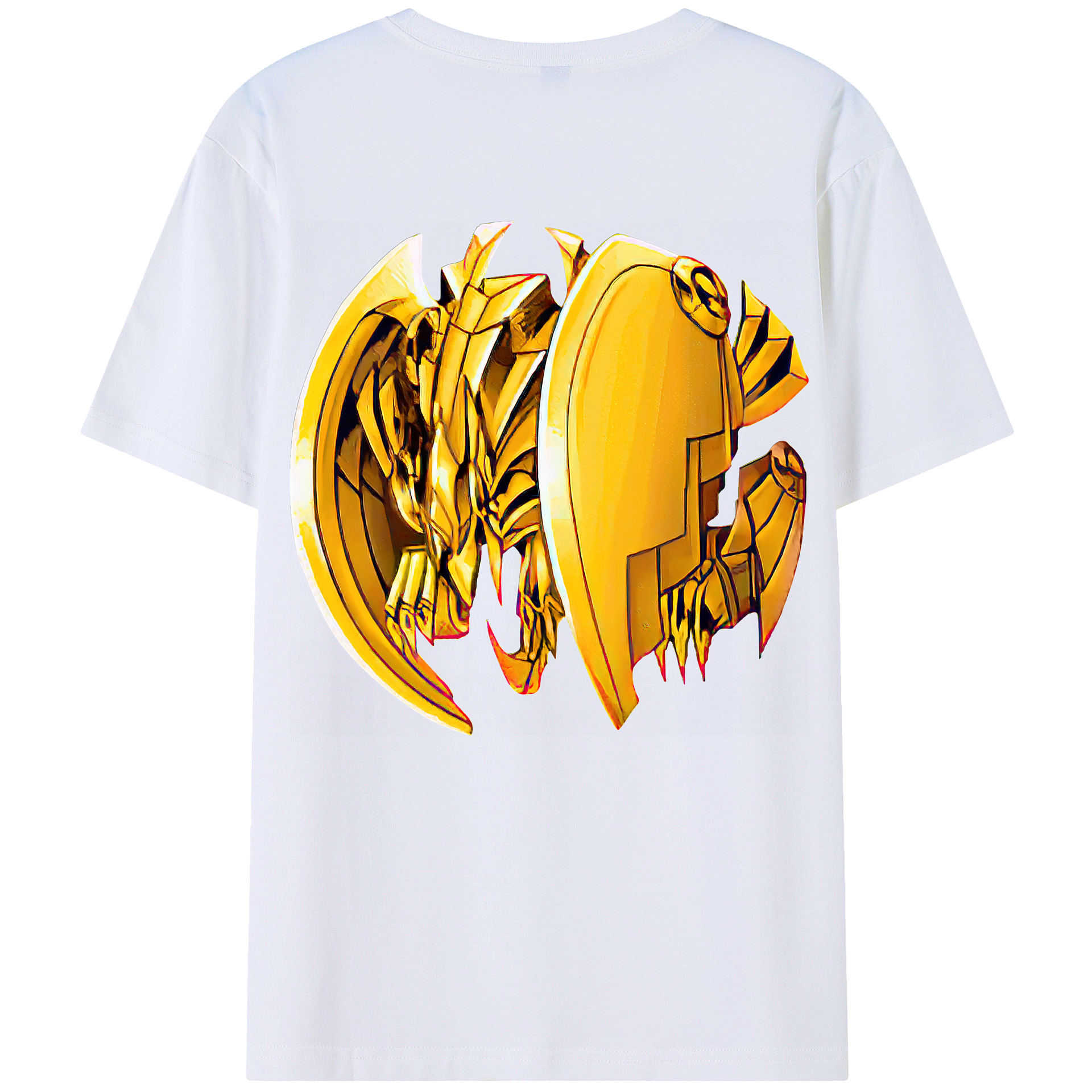 （画像用） 遊☆戯☆王 Yu-Gi-Oh! 綿100％ メンズ半袖Tシャツ（バックプリント） 通気性