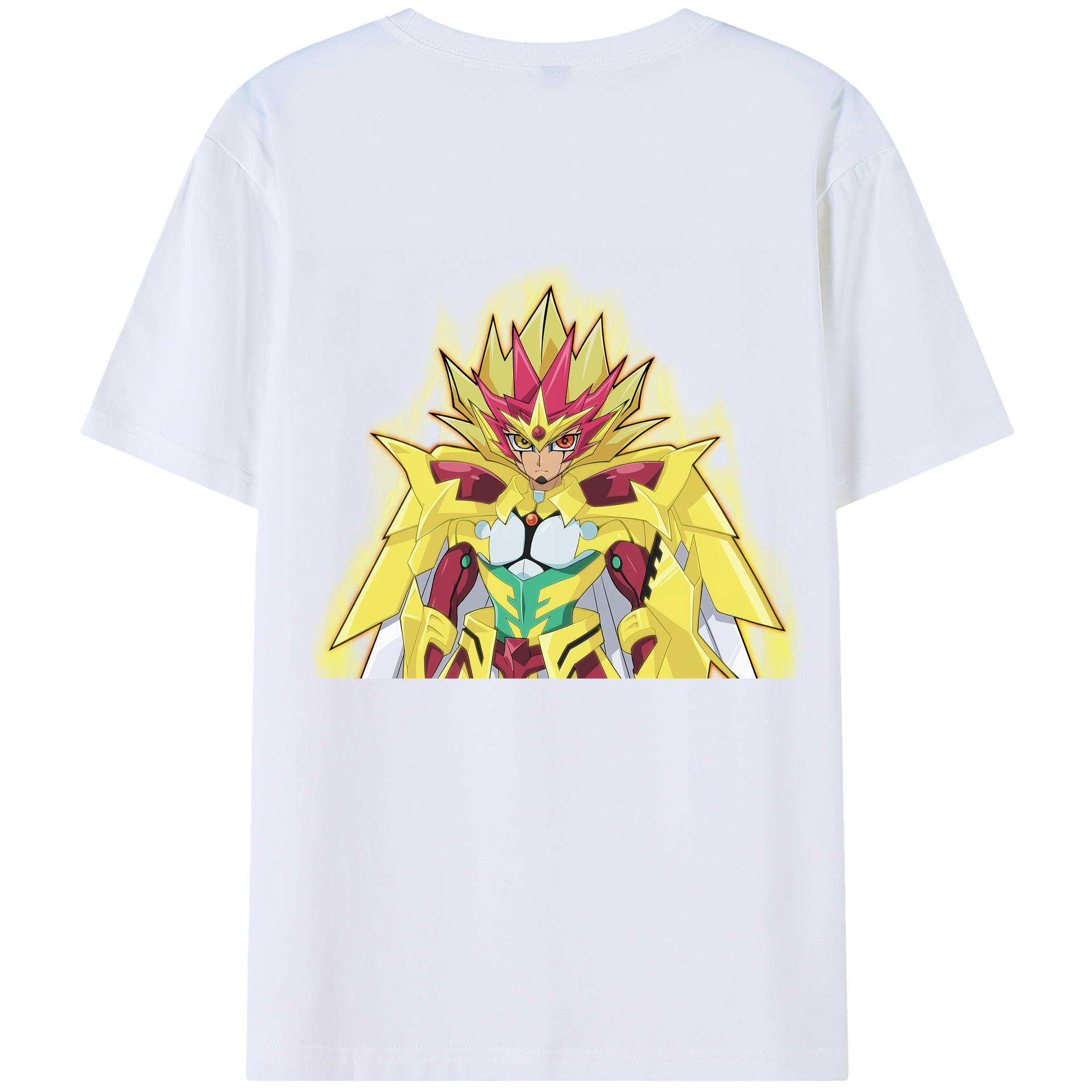 （画像用） 遊☆戯☆王 Yu-Gi-Oh! 綿100％ メンズ半袖Tシャツ（バックプリント） 通気性