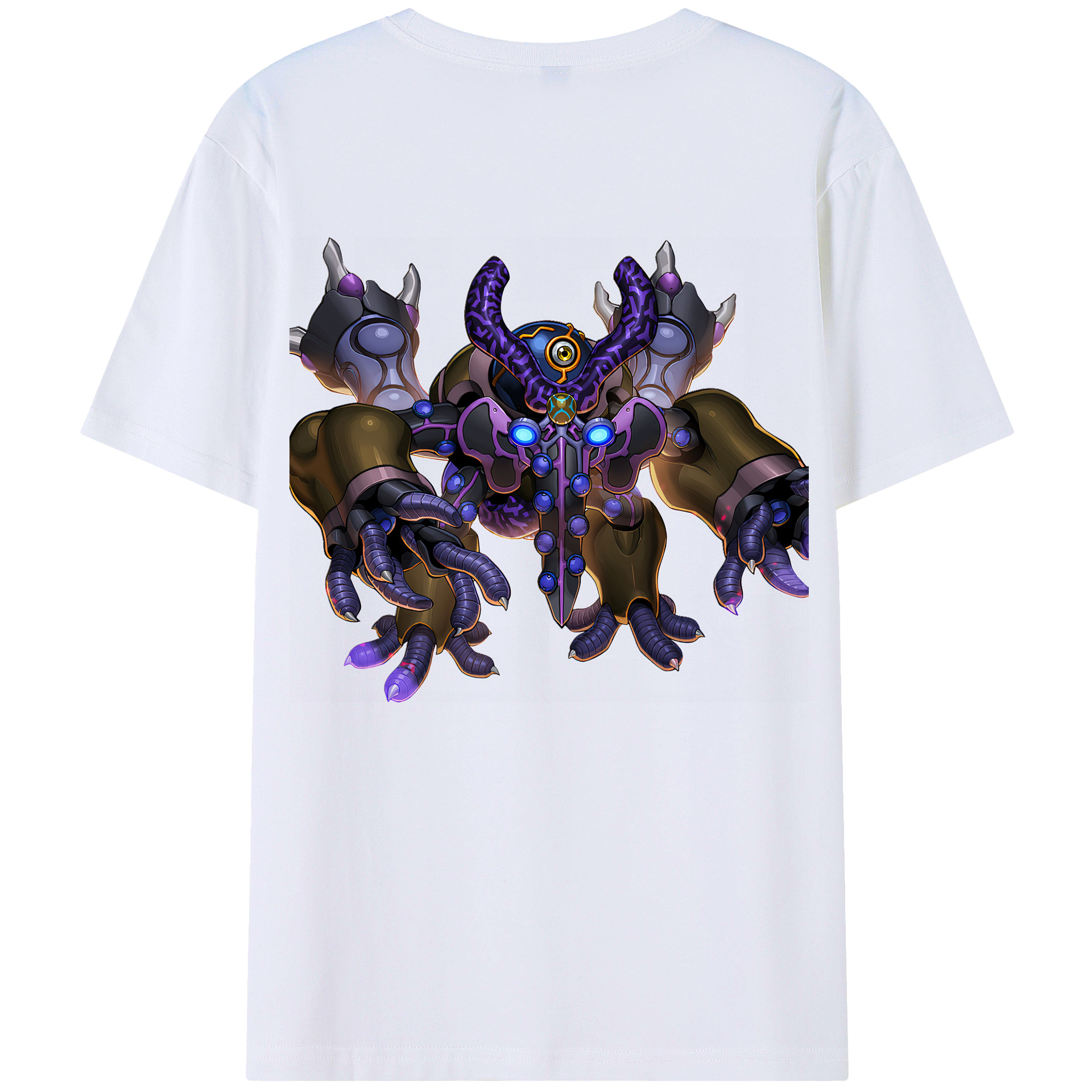 （画像用） 遊☆戯☆王 Yu-Gi-Oh! 綿100％ メンズ半袖Tシャツ（バックプリント） 通気性
