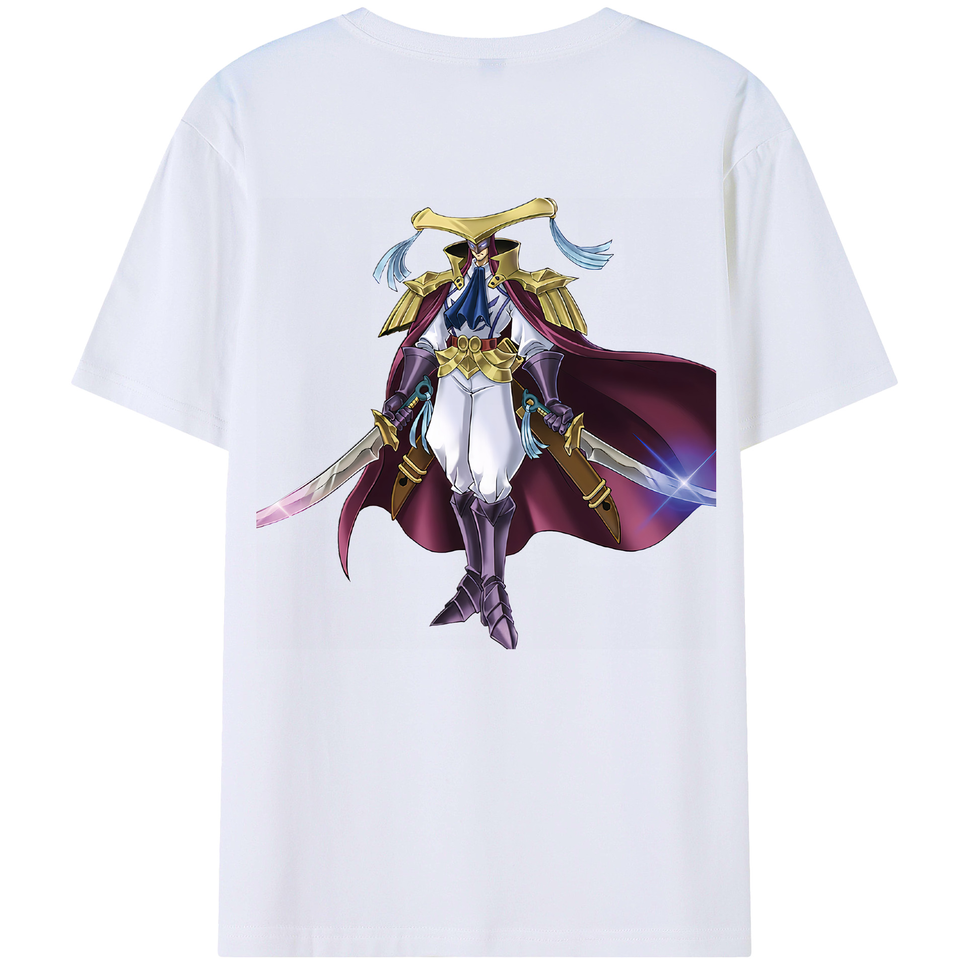 （画像用） 遊☆戯☆王 Yu-Gi-Oh! 綿100％ メンズ半袖Tシャツ（バックプリント） 通気性