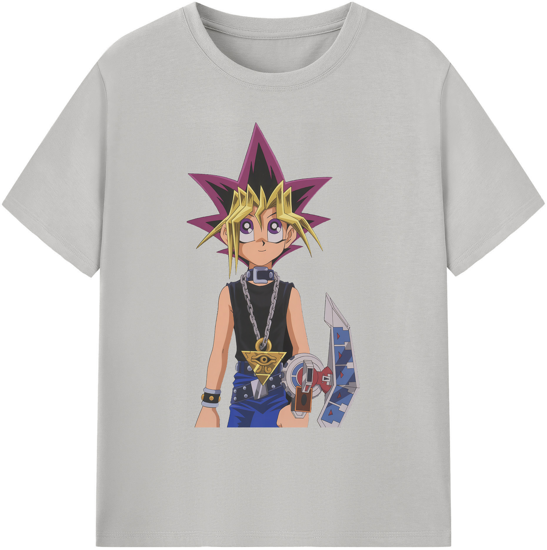 （画像用） 遊☆戯☆王 Yu-Gi-Oh! 綿100％ メンズ半袖Tシャツ｜肌触りやわらか＆通気性