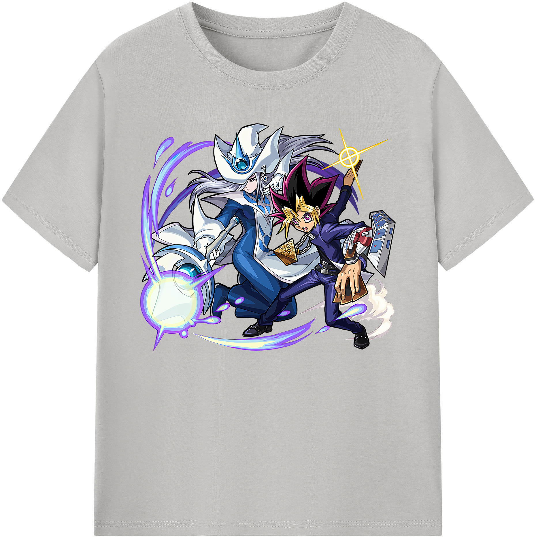 （画像用） 遊☆戯☆王 Yu-Gi-Oh! 綿100％ メンズ半袖Tシャツ｜肌触りやわらか＆通気性