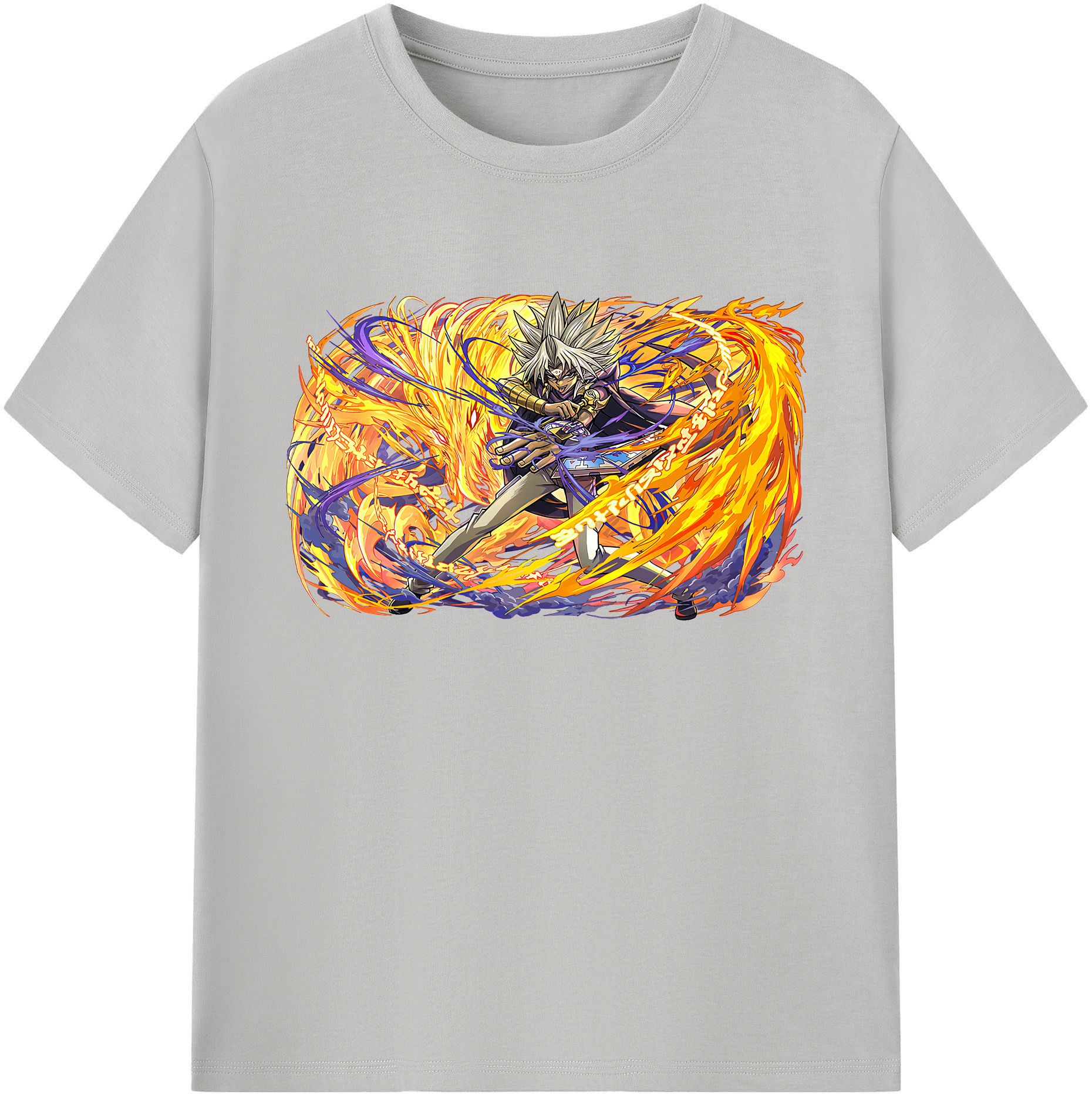 （画像用） 遊☆戯☆王 Yu-Gi-Oh! 綿100％ メンズ半袖Tシャツ｜肌触りやわらか＆通気性