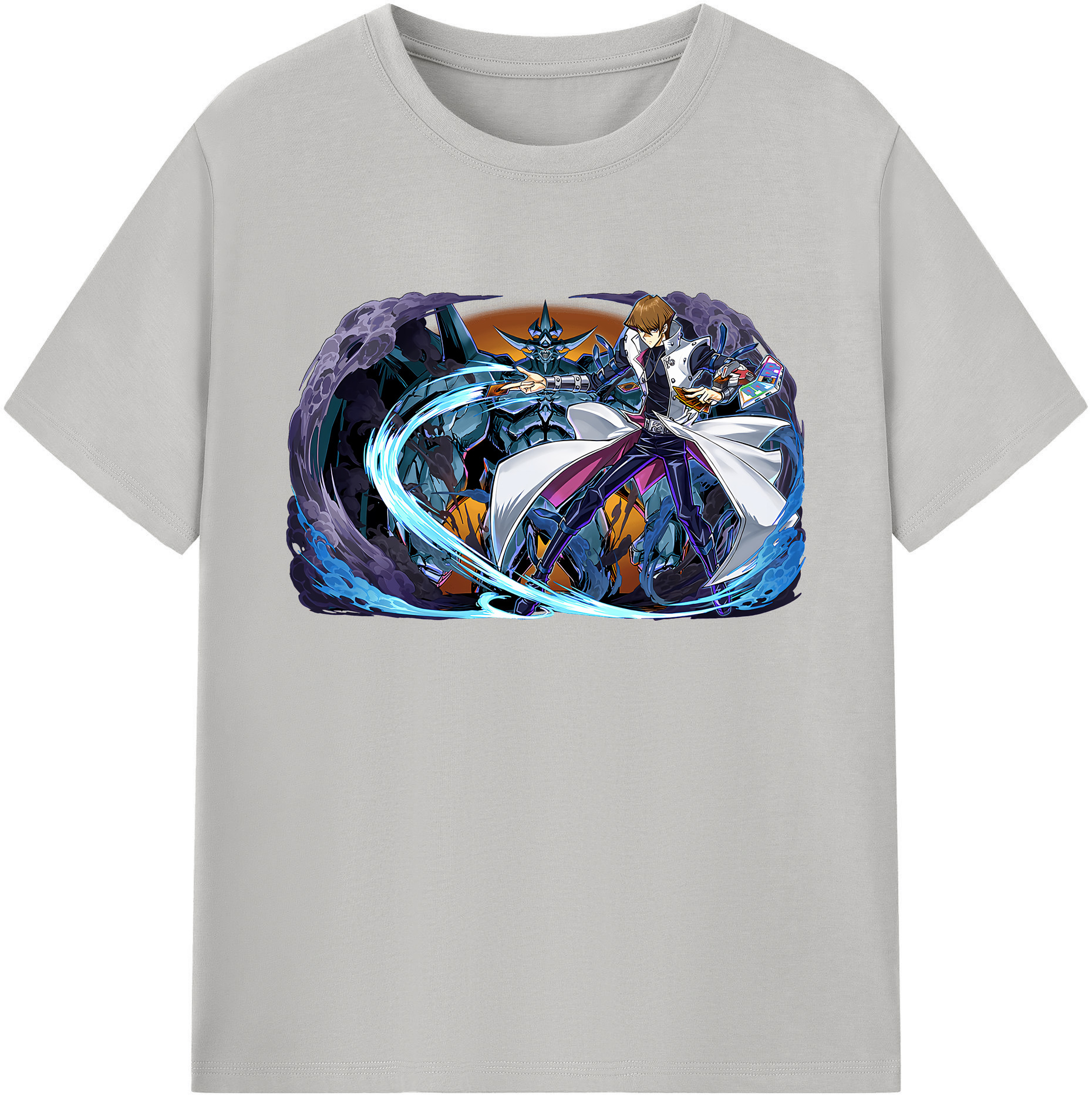 （画像用） 遊☆戯☆王 Yu-Gi-Oh! 綿100％ メンズ半袖Tシャツ｜肌触りやわらか＆通気性