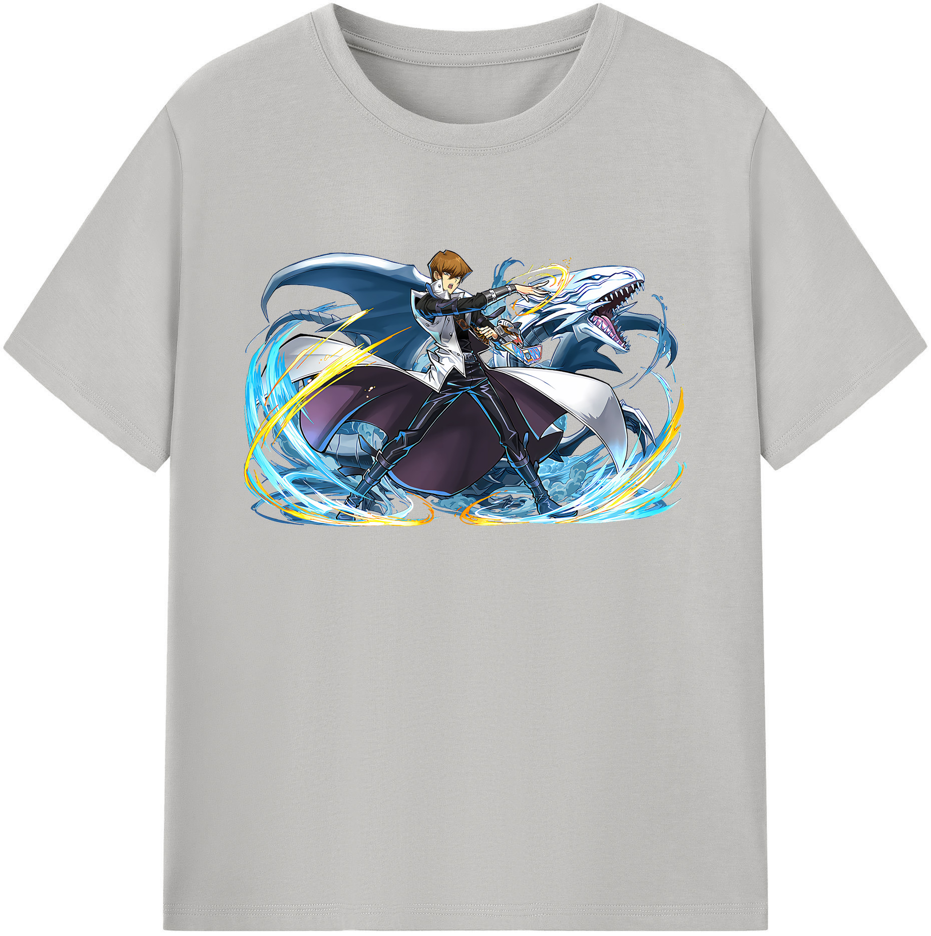 （画像用） 遊☆戯☆王 Yu-Gi-Oh! 綿100％ メンズ半袖Tシャツ｜肌触りやわらか＆通気性
