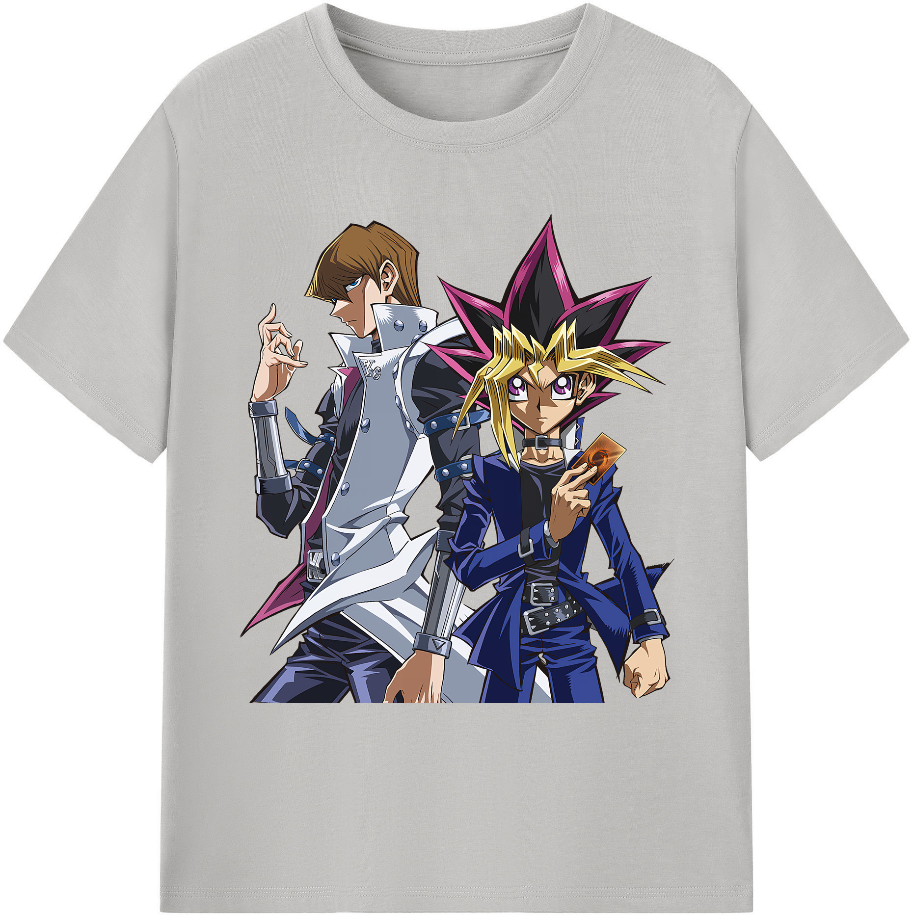 （画像用） 遊☆戯☆王 Yu-Gi-Oh! 綿100％ メンズ半袖Tシャツ｜肌触りやわらか＆通気性