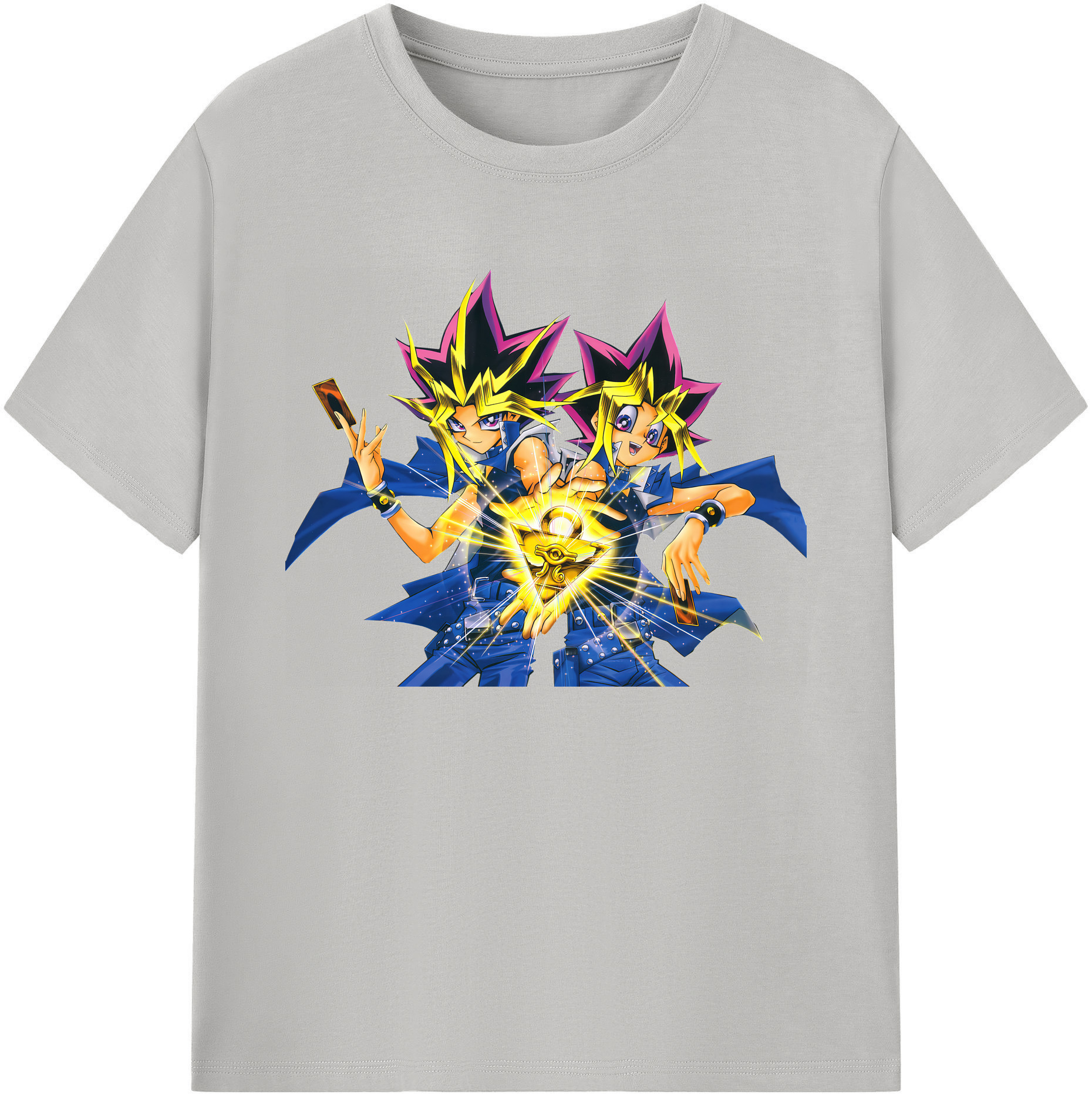 （画像用） 遊☆戯☆王 Yu-Gi-Oh! 綿100％ メンズ半袖Tシャツ｜肌触りやわらか＆通気性